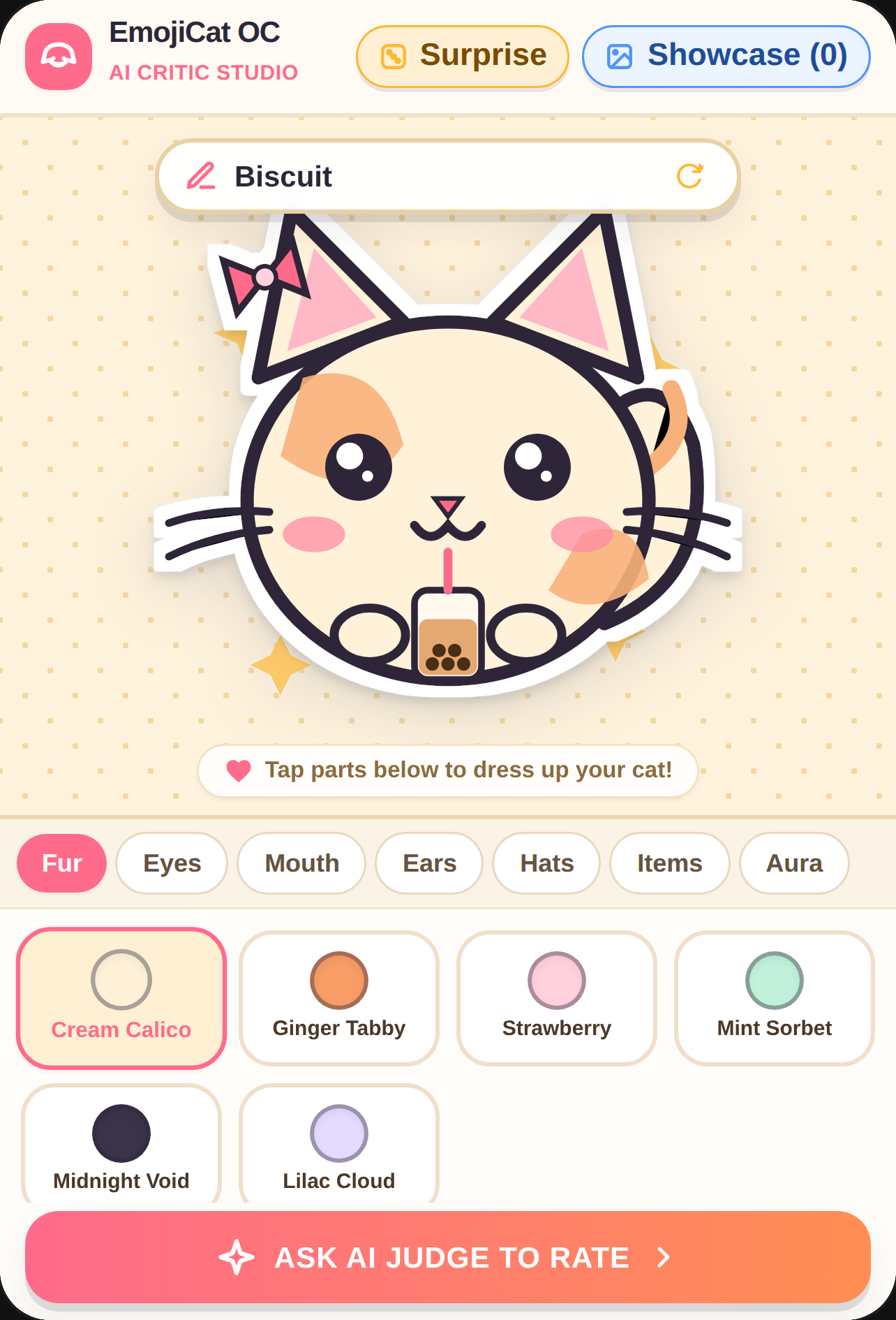 EmojiCat OC Maker & AI Judge cover