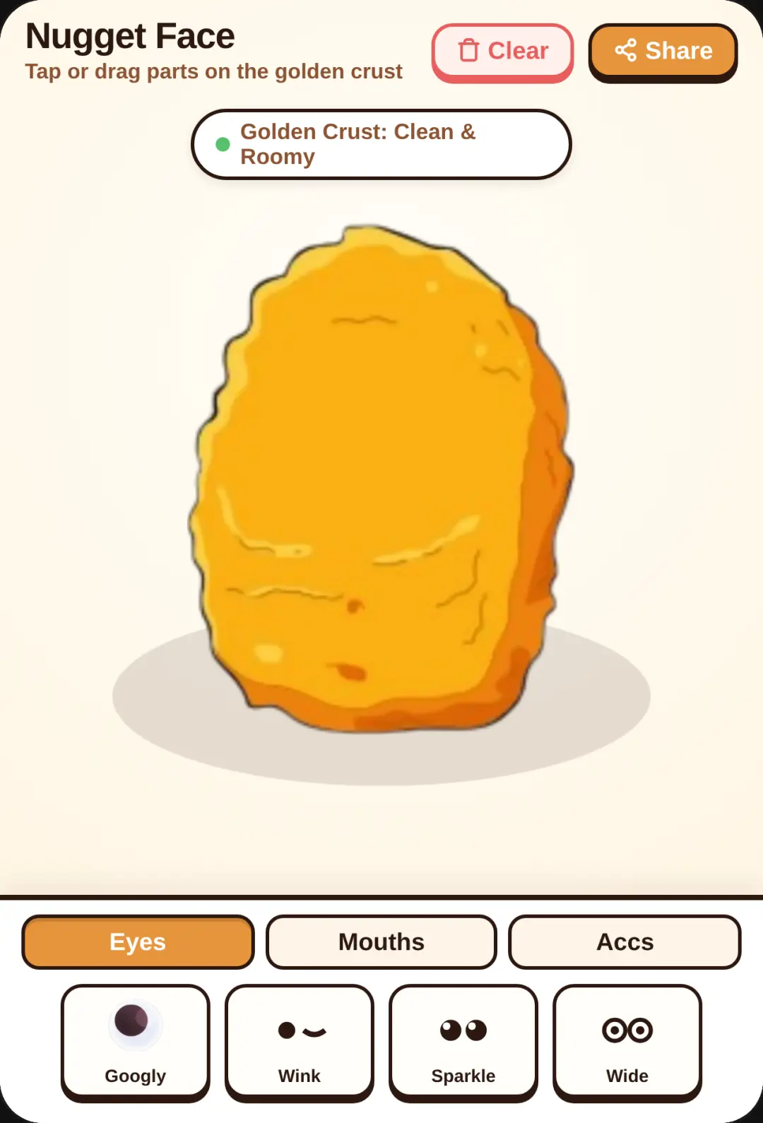 Chicken Nugget Face Maker cover