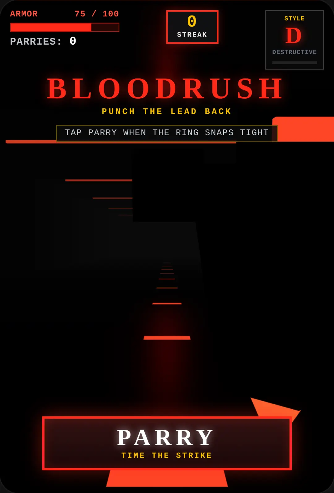 BLOODRUSH cover