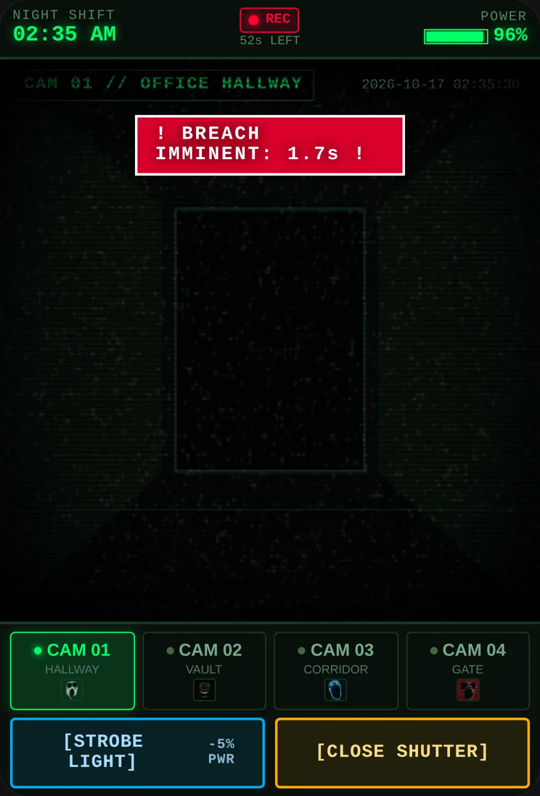 CCTV jumpscare doors cover