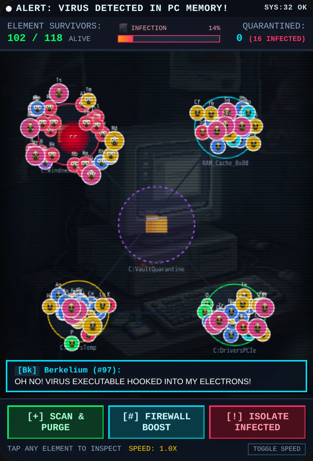 118 Elements: PC Virus Survival cover