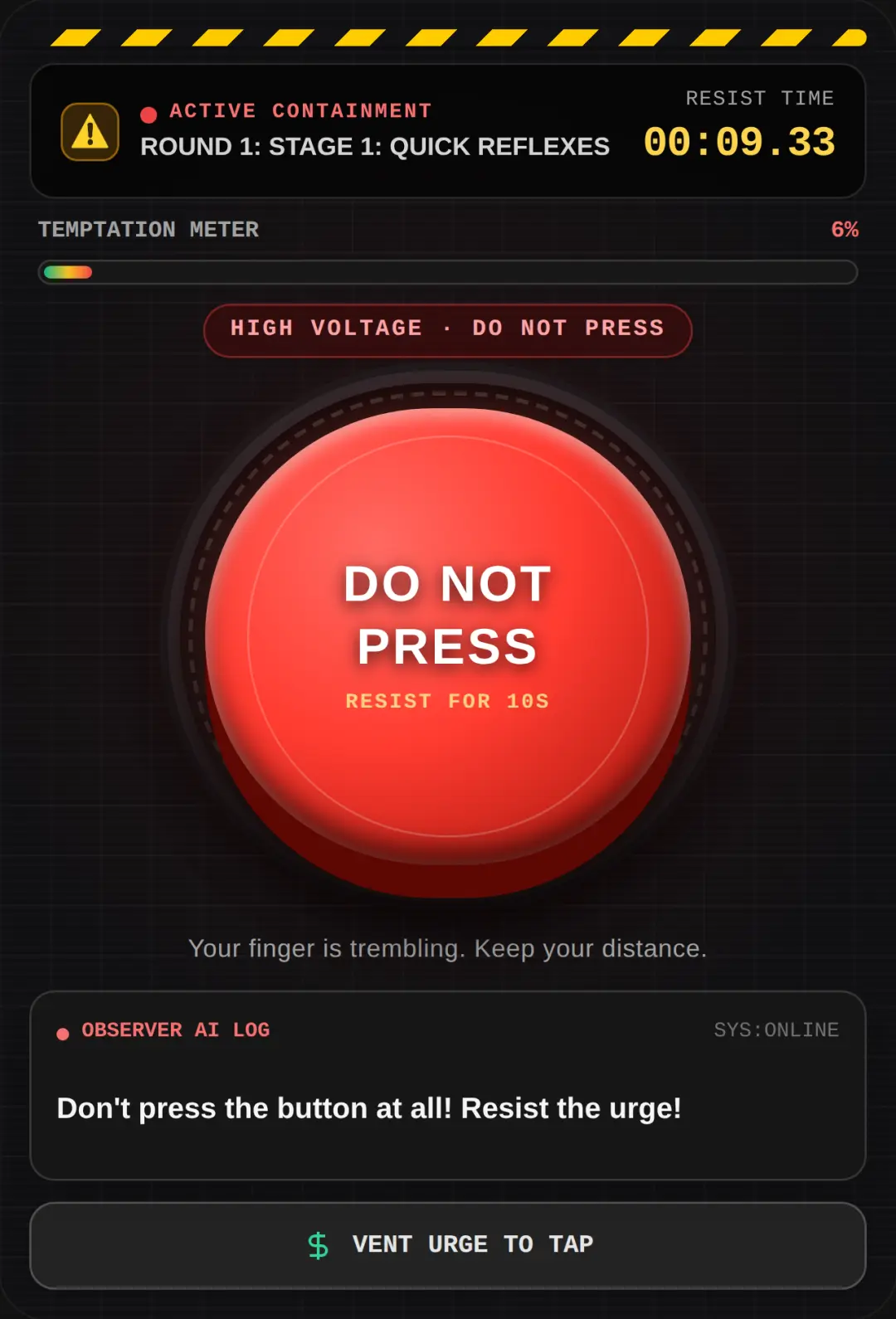 the button cover