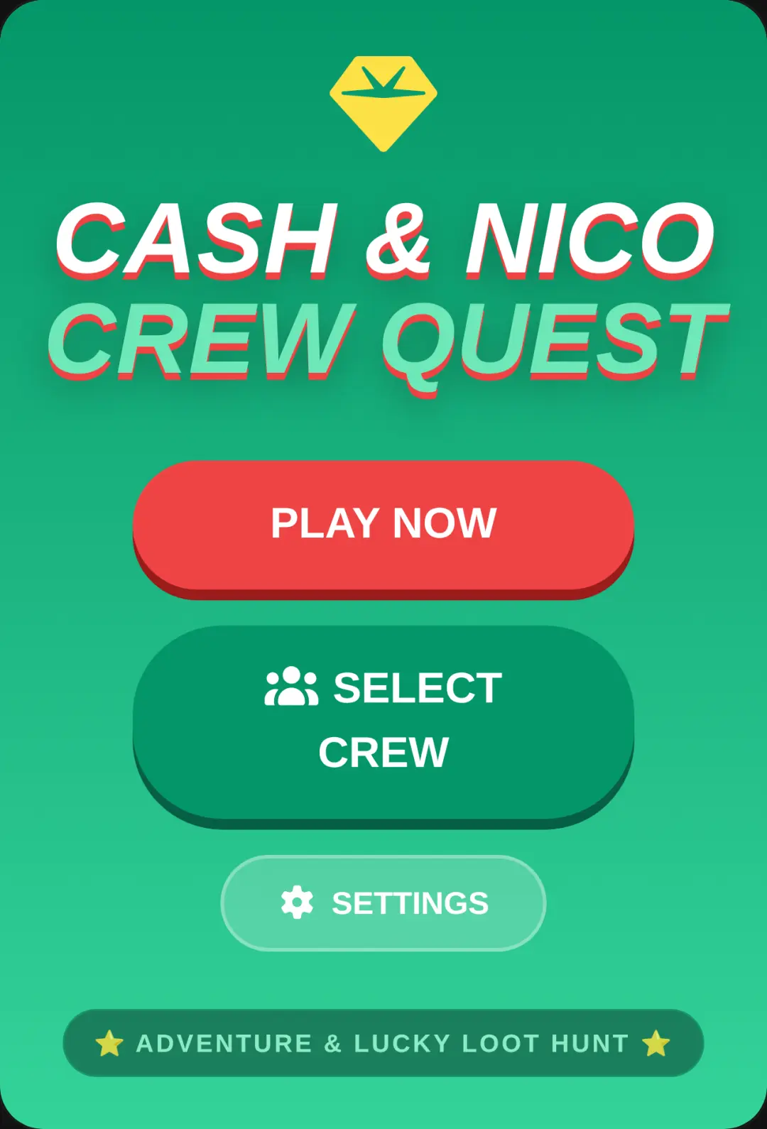 Cash & Nico: Crew Adventure and nico crew cover