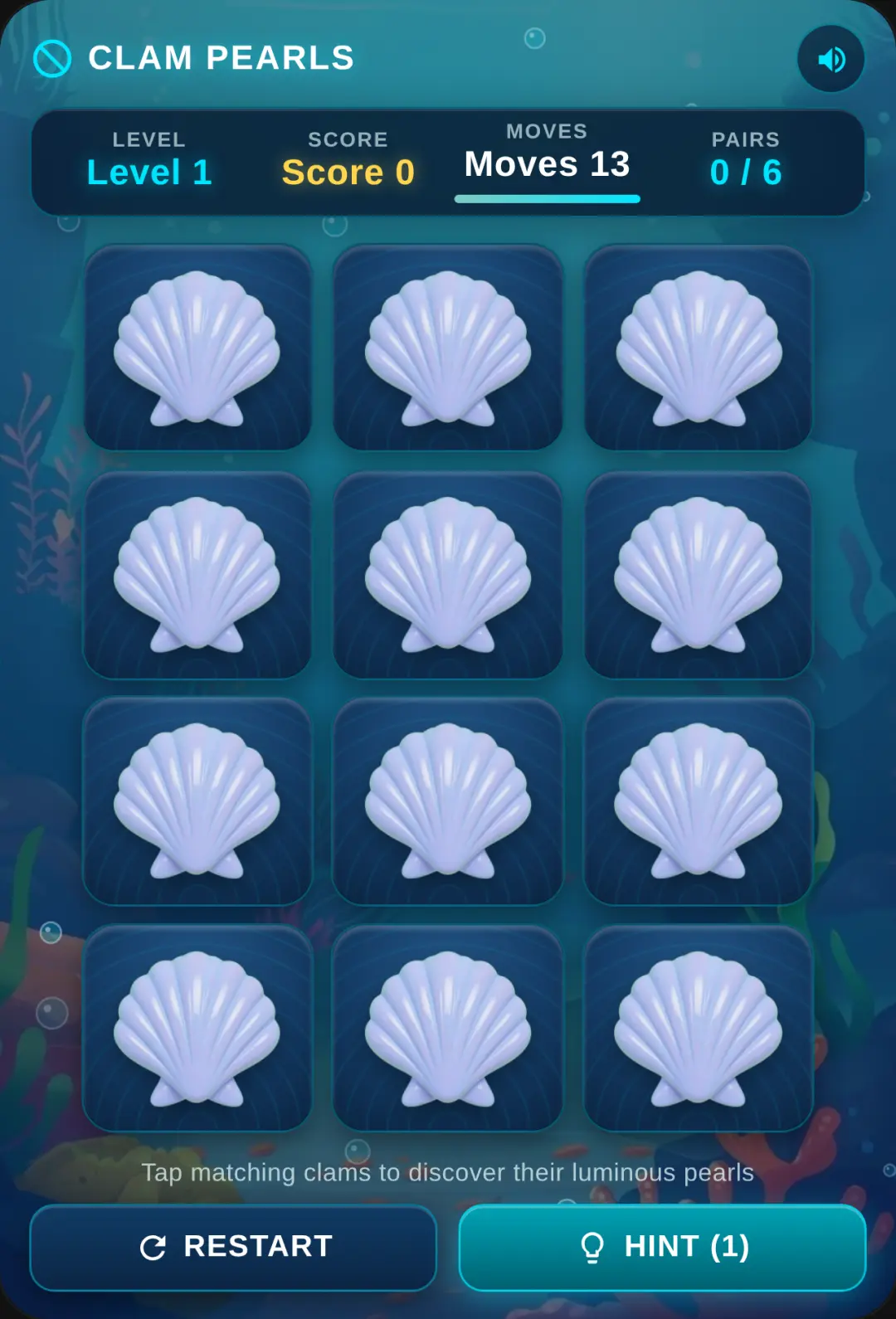 Clam Pearls - Ocean Serenity Puzzle cover
