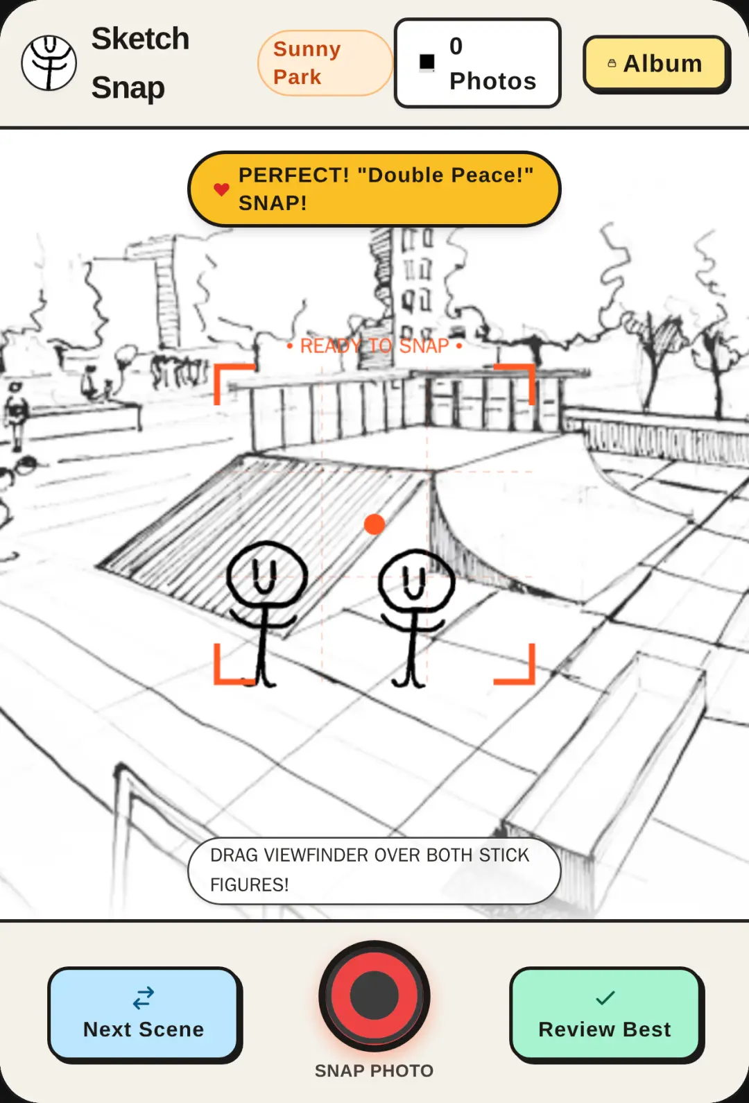 Sketch Snap: Stick Figure Safari cover