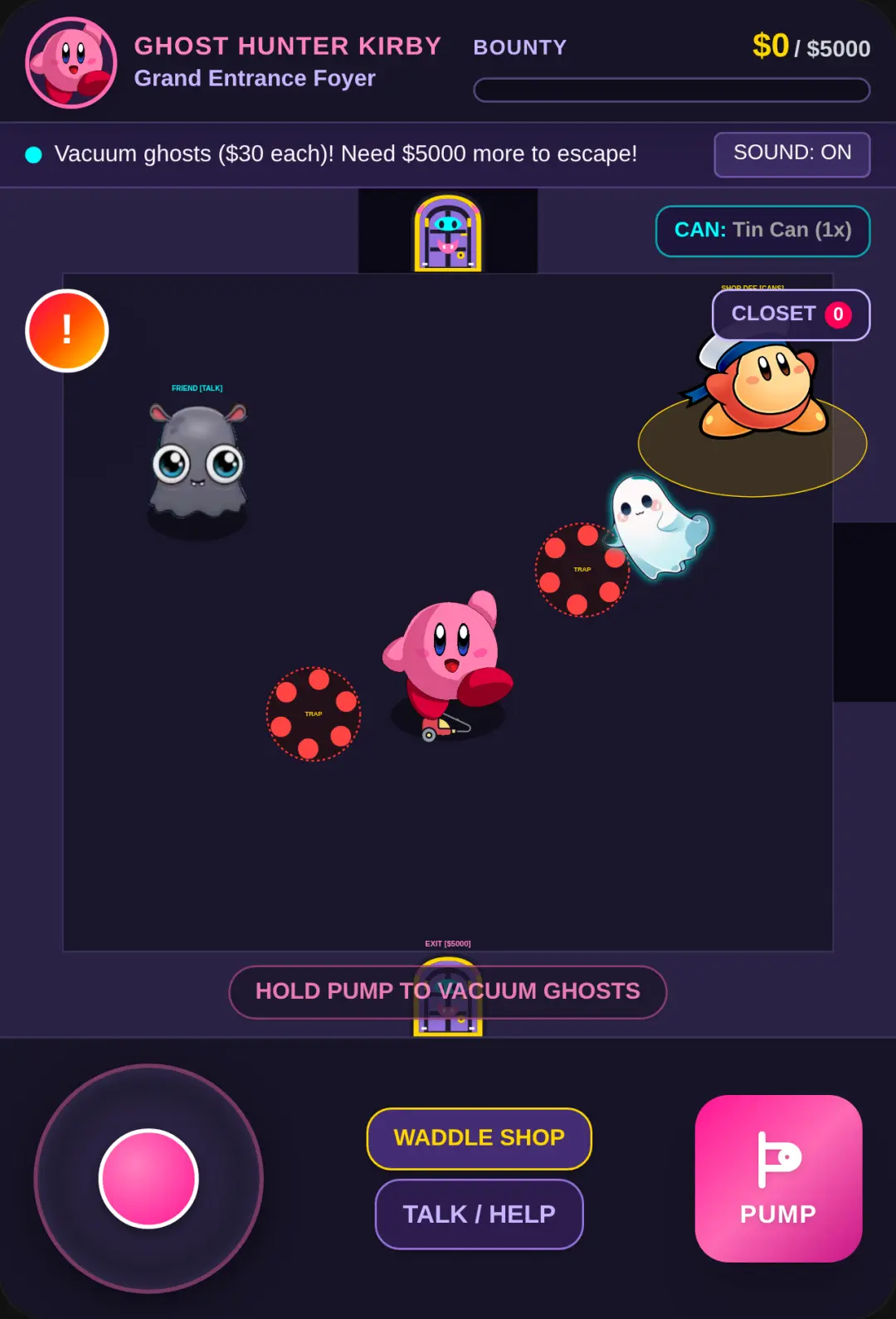 Kirby Ghost Hunter - Haunted House Escape cover