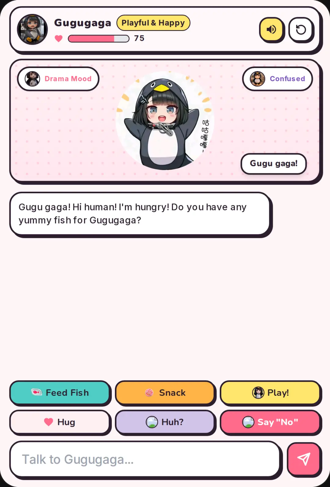 Gugugaga Penguin Chatbot cover