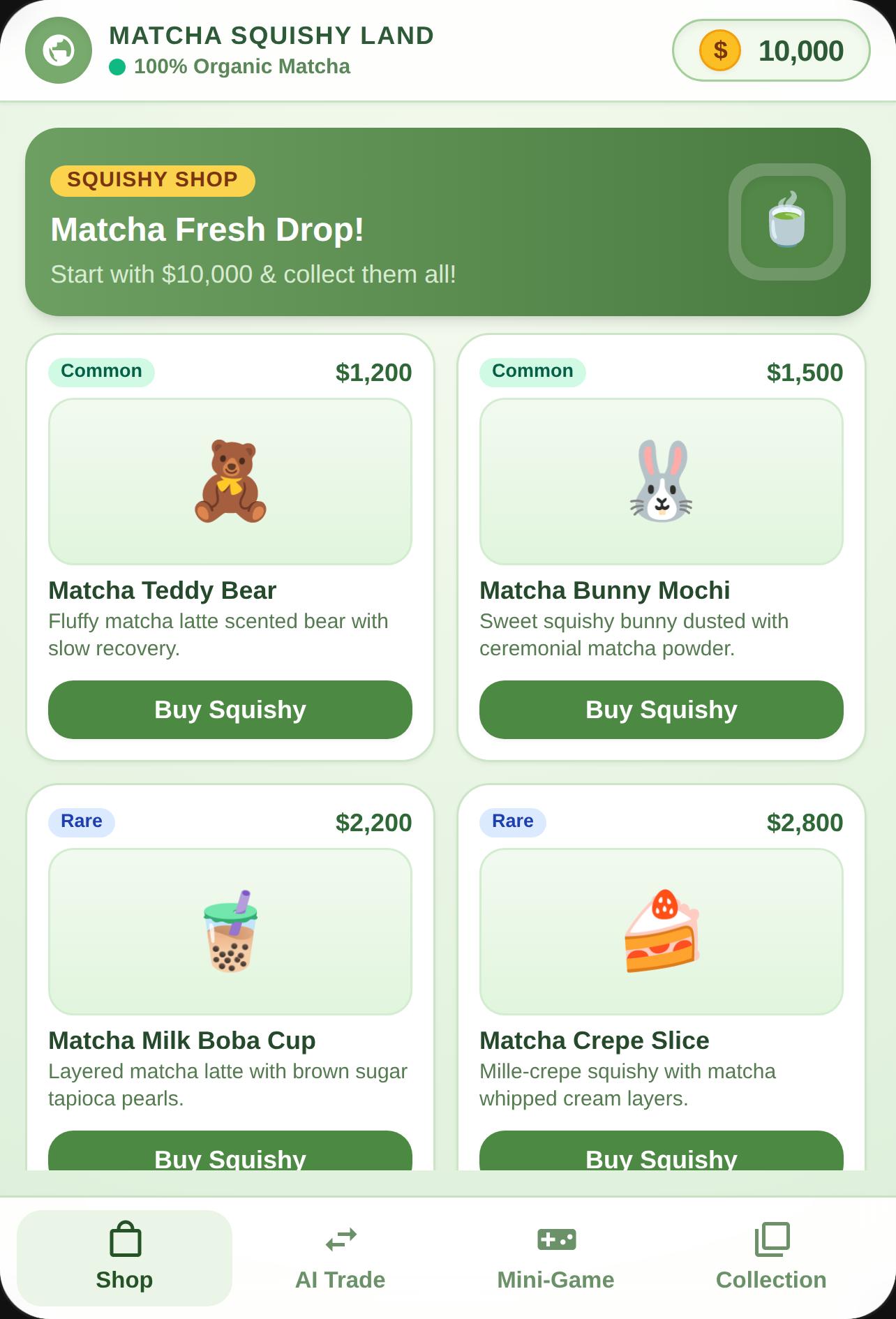 Matcha Squishy Shop & Trade cover