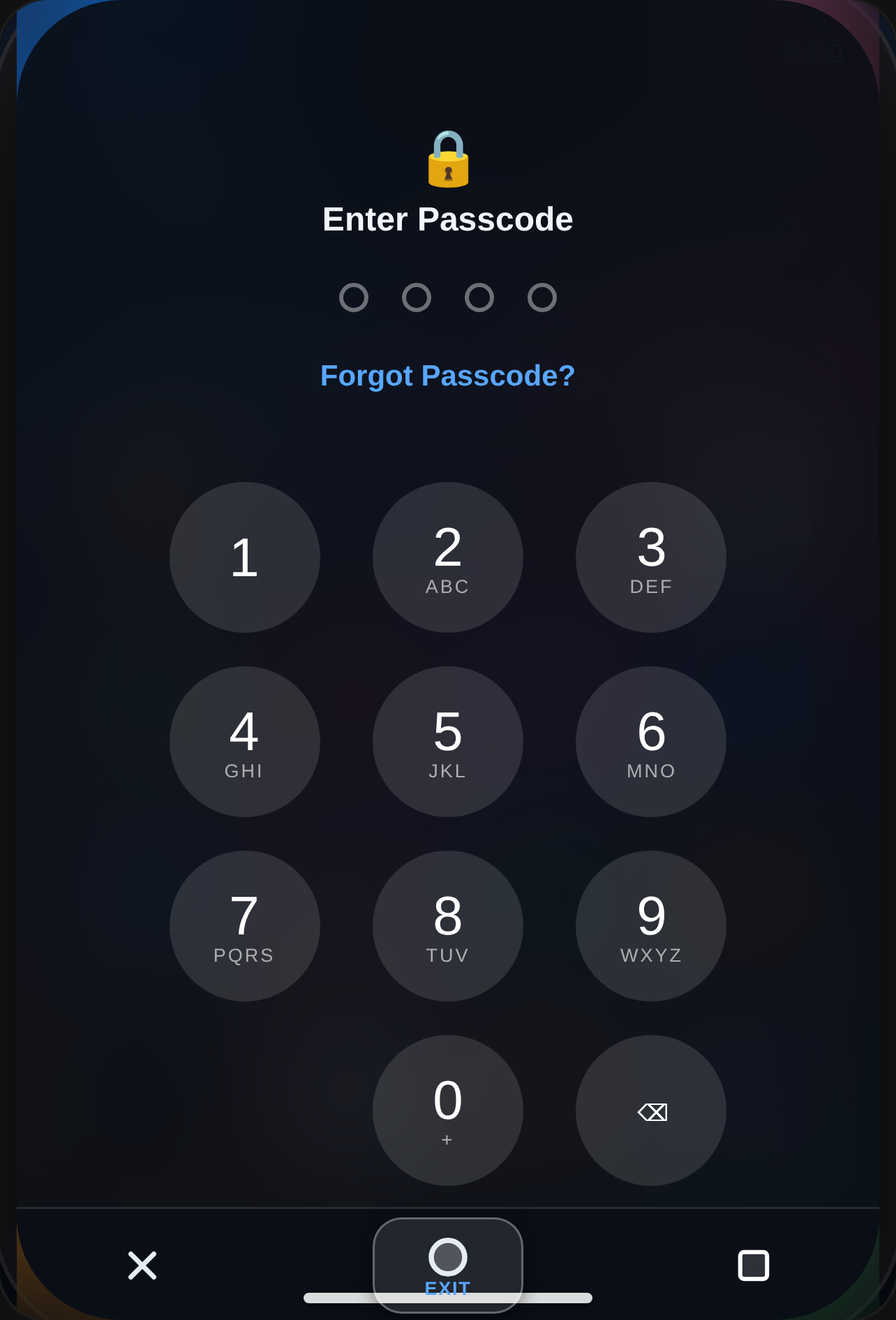 Hi the password is 1111 cover