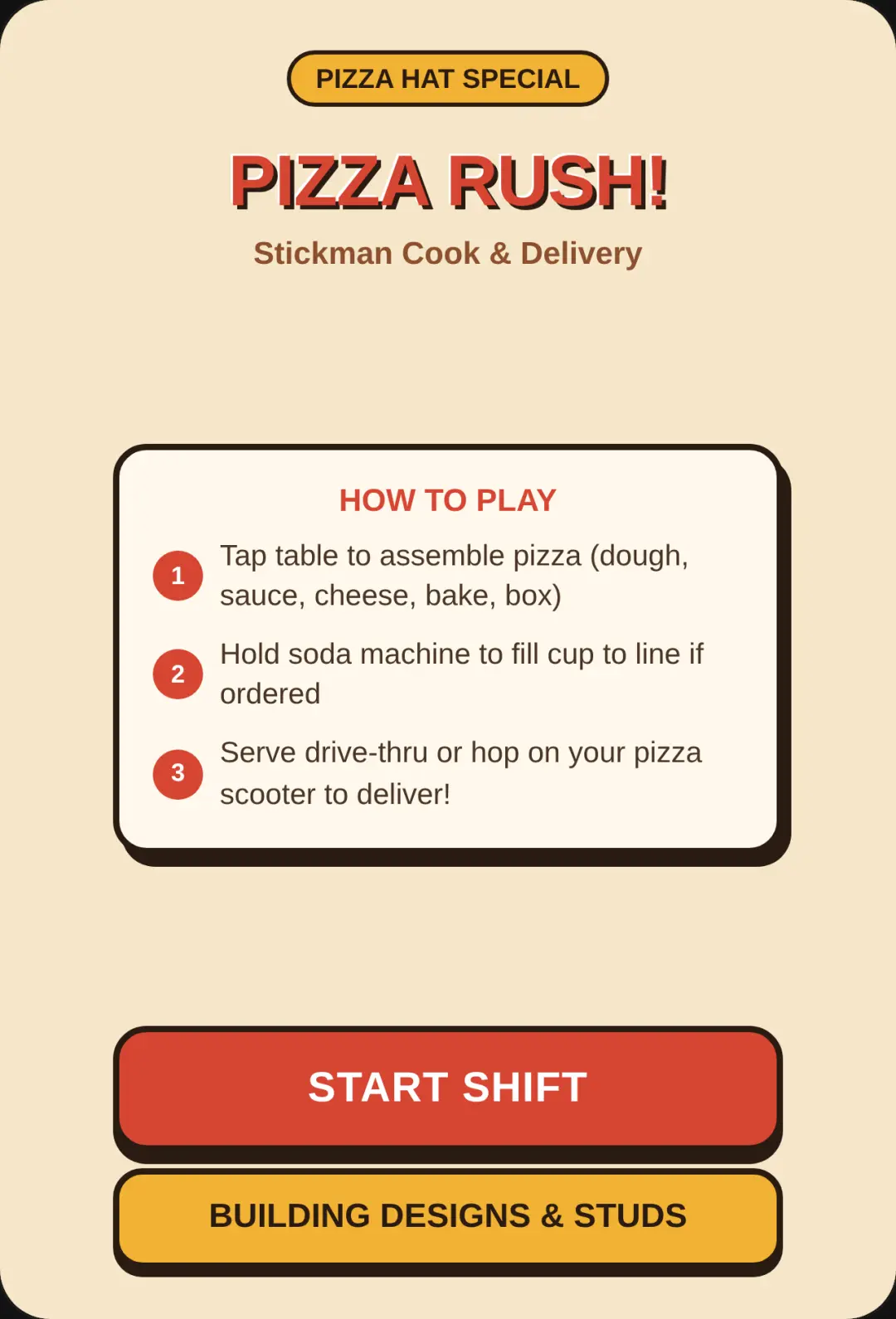 Pizza Rush: Stickman Delivery cover