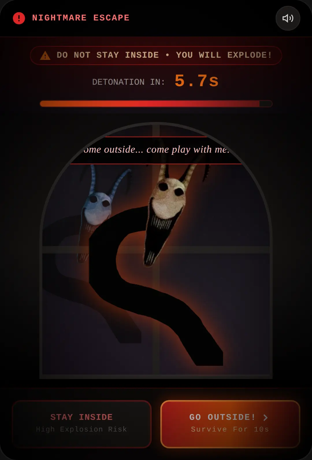 Don't Stay Inside: The Horned Nightmare cover