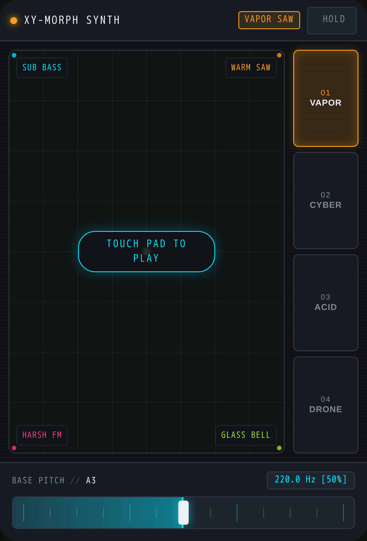XY Synthesizer - Vector Timbre Morph cover