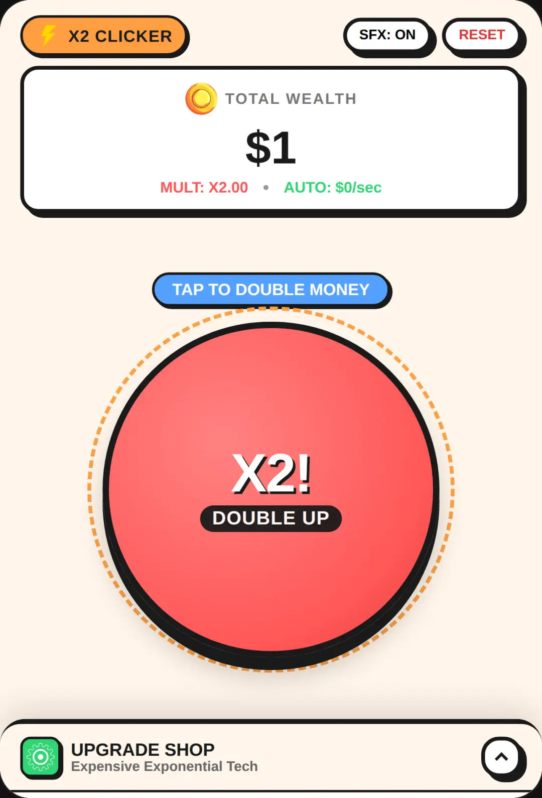 X2 EXPONENTIAL CLICKER cover