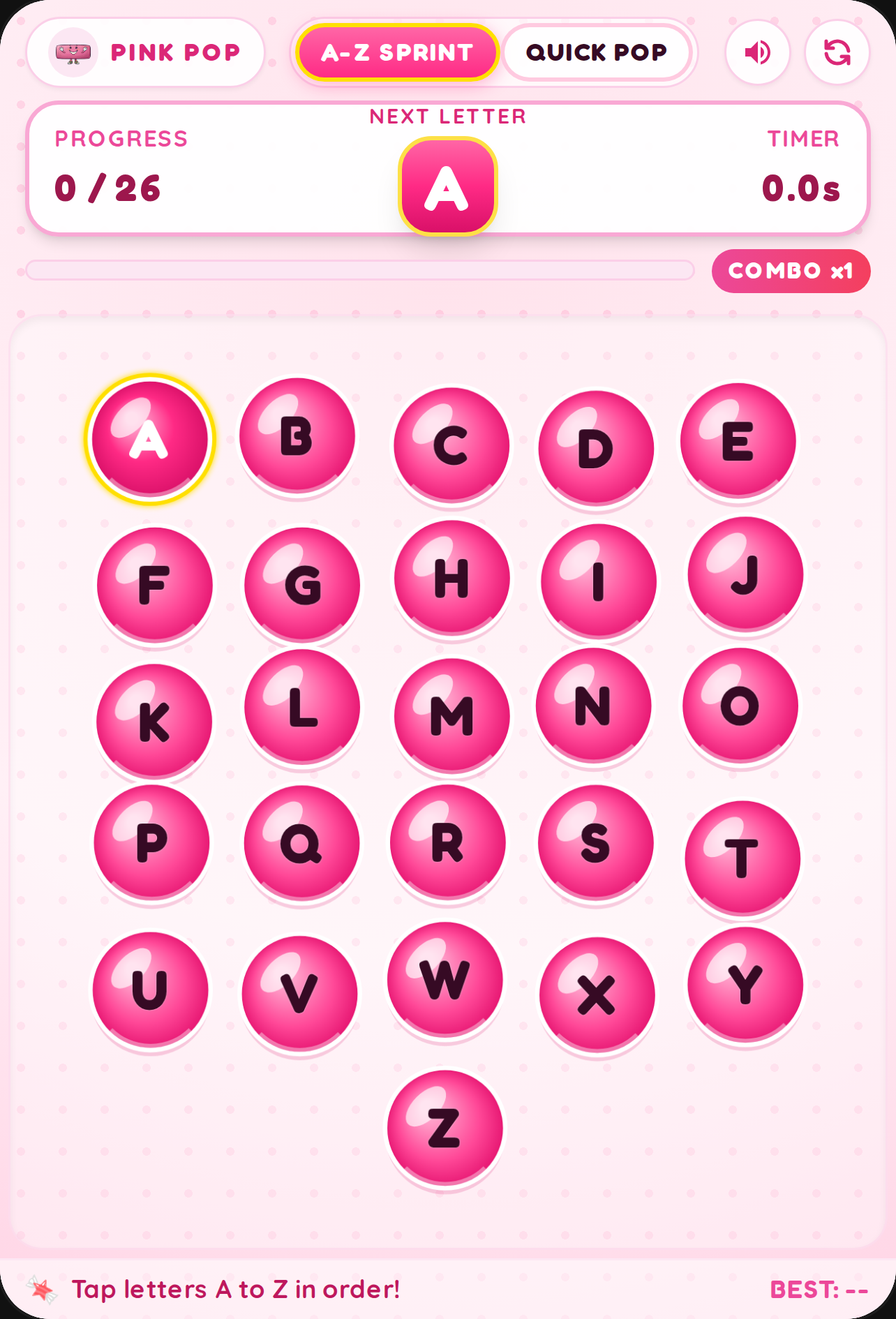 Alphabet Tap - Pink Candy Edition cover