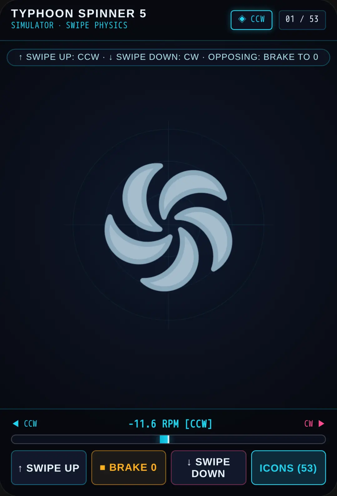 Typhoon Icon Spinner Simulator 5 cover