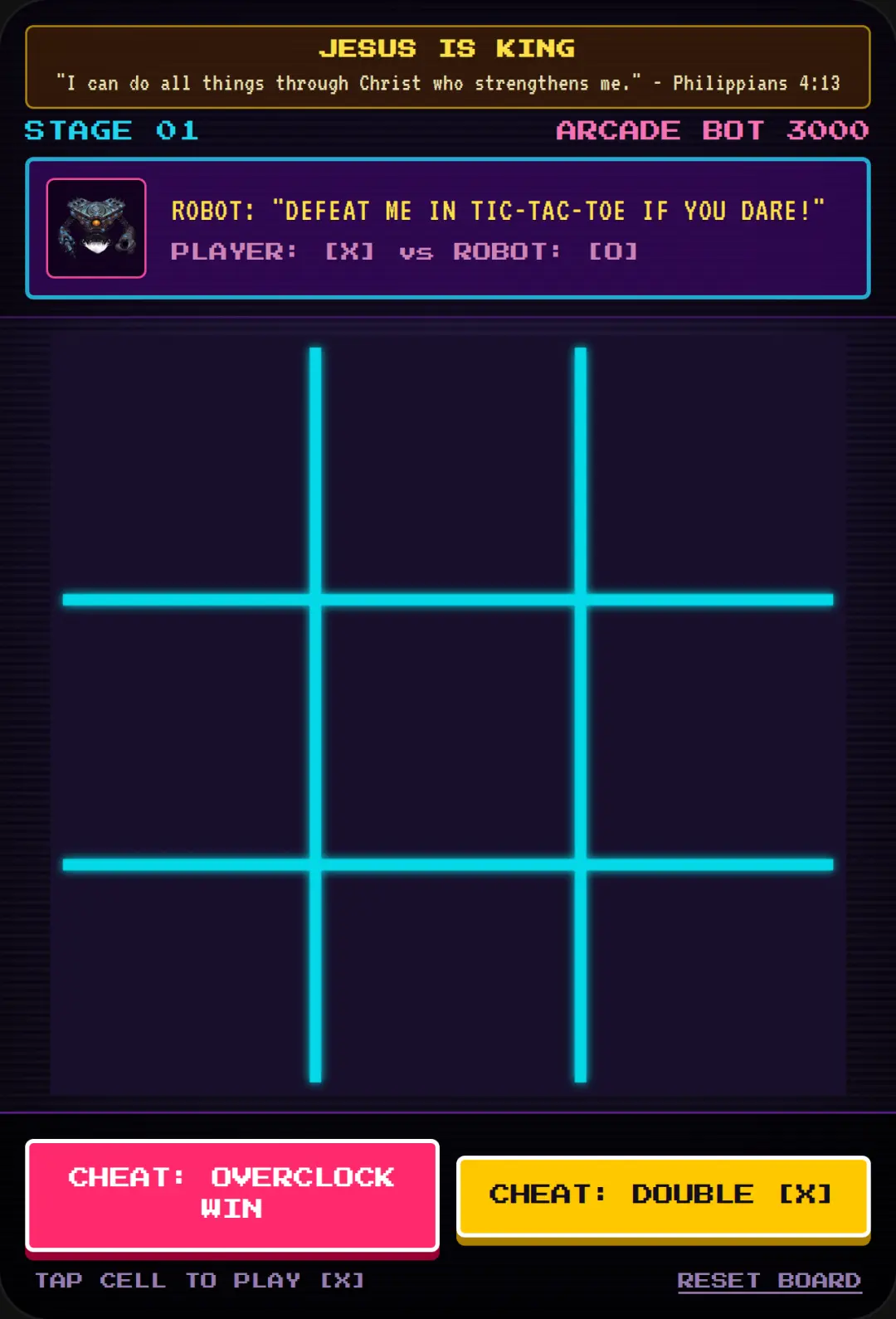 Robot Tic-Tac-Toe & Boss Fight cover
