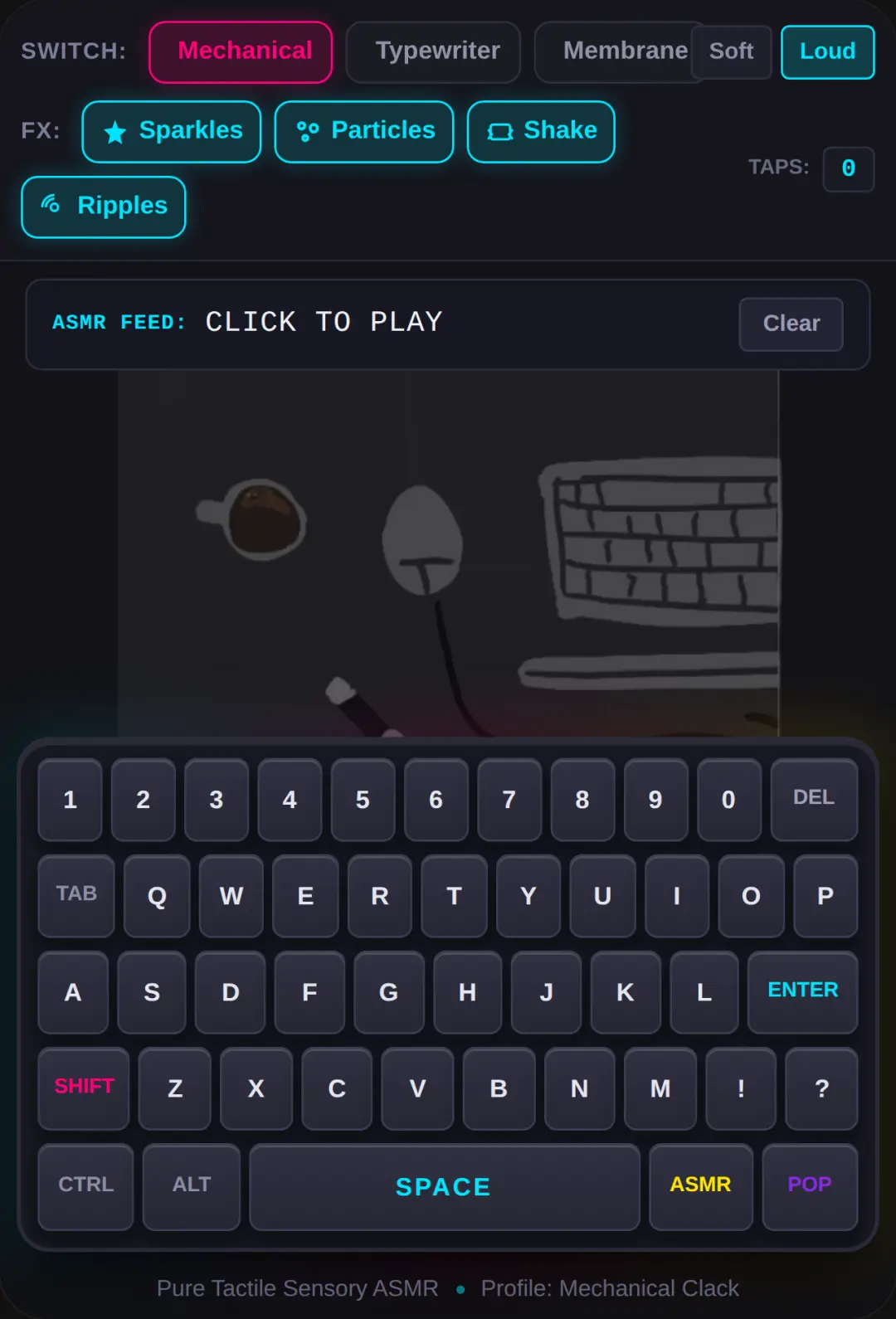 ASMR Keyboard Simulator cover
