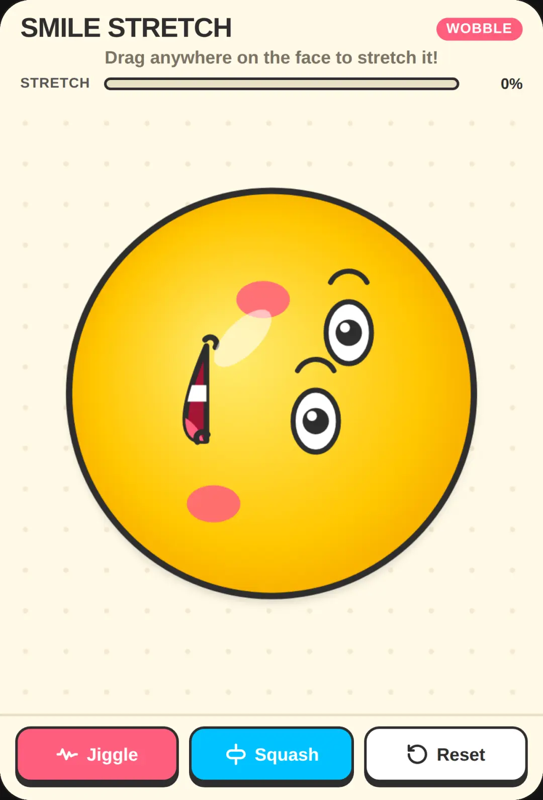 Stretchy Smiling Face cover