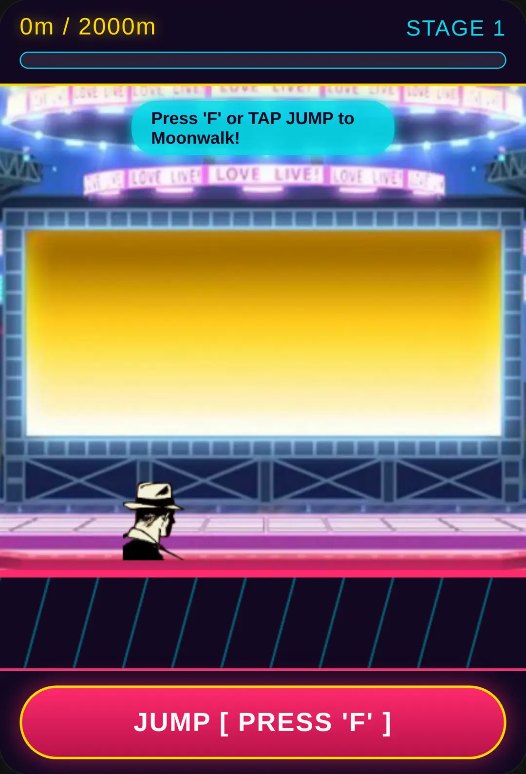 Michael Jackson Moonwalk Runner cover