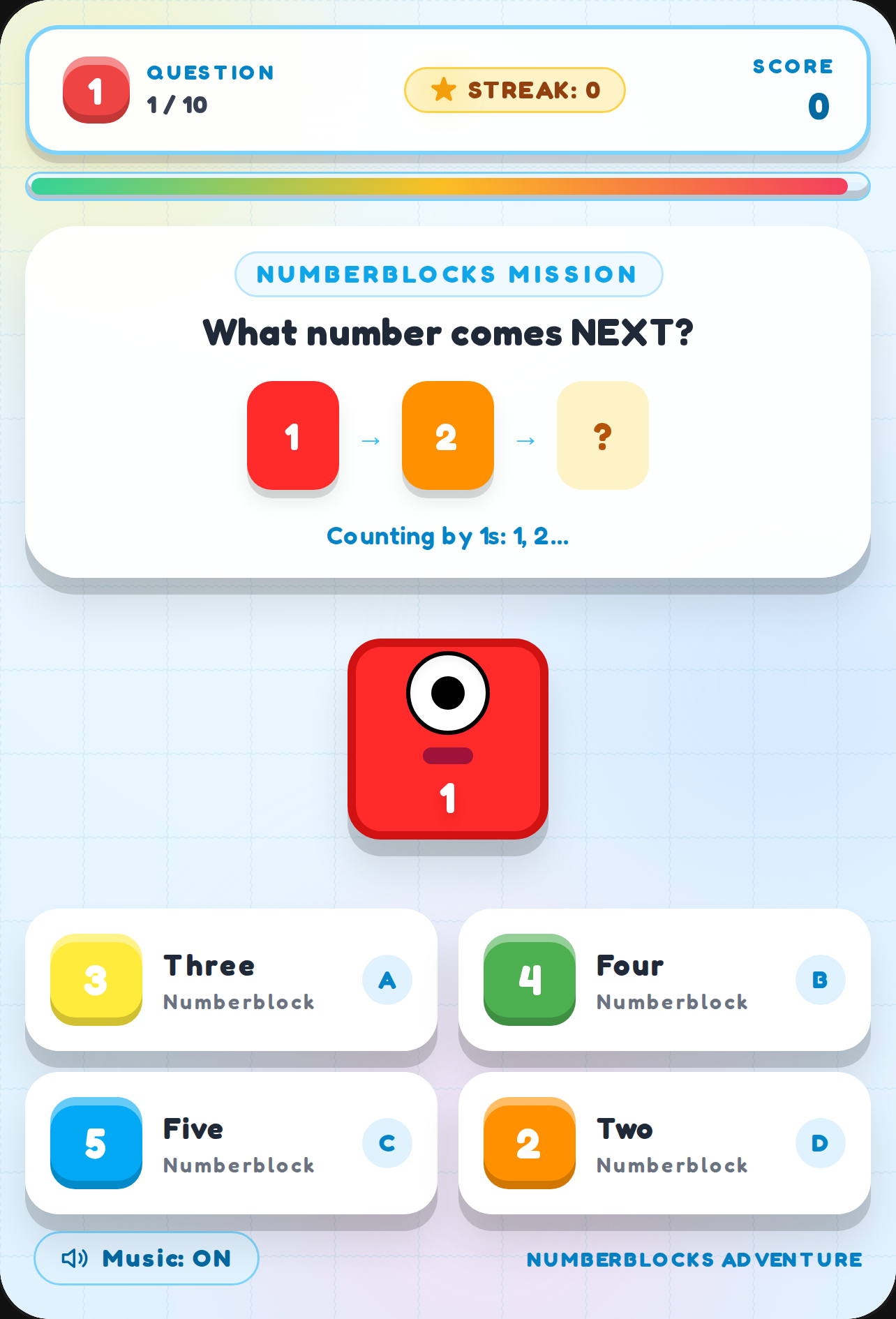 Numberblocks Quiz Adventure cover