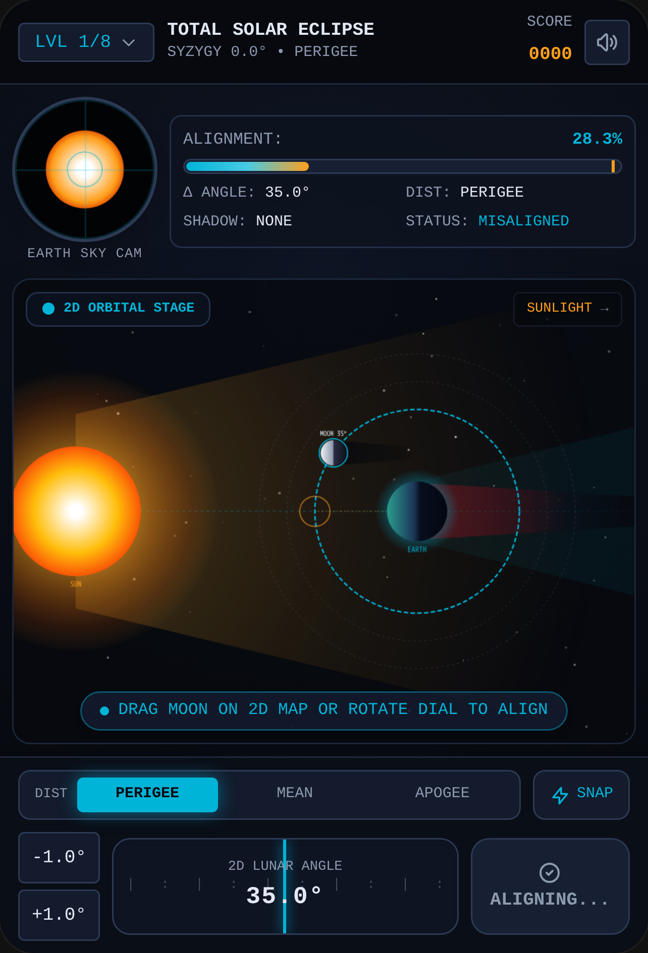 Astrolabe Eclipse: Syzygy Alignment
