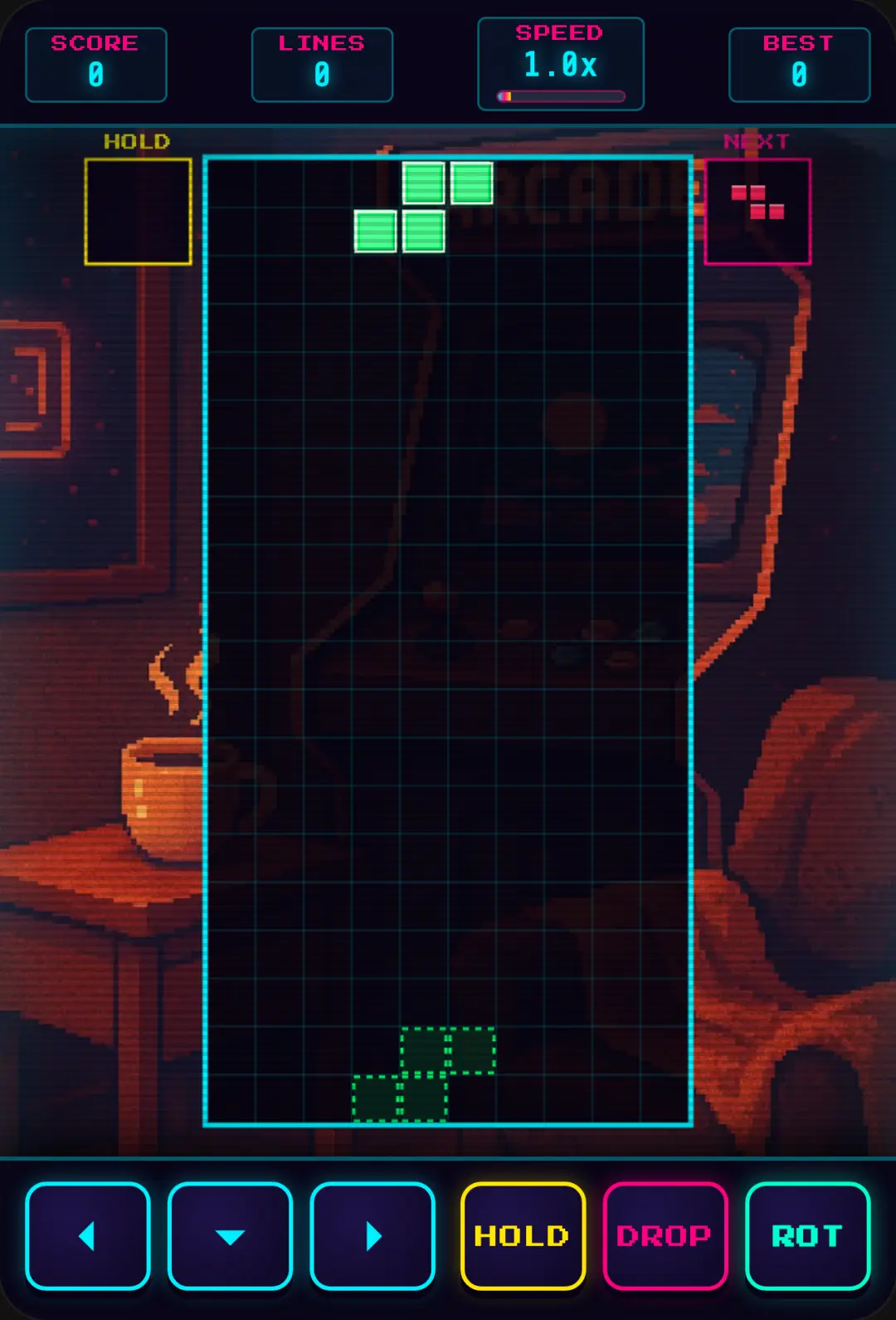 Retro Arcade Tetris cover