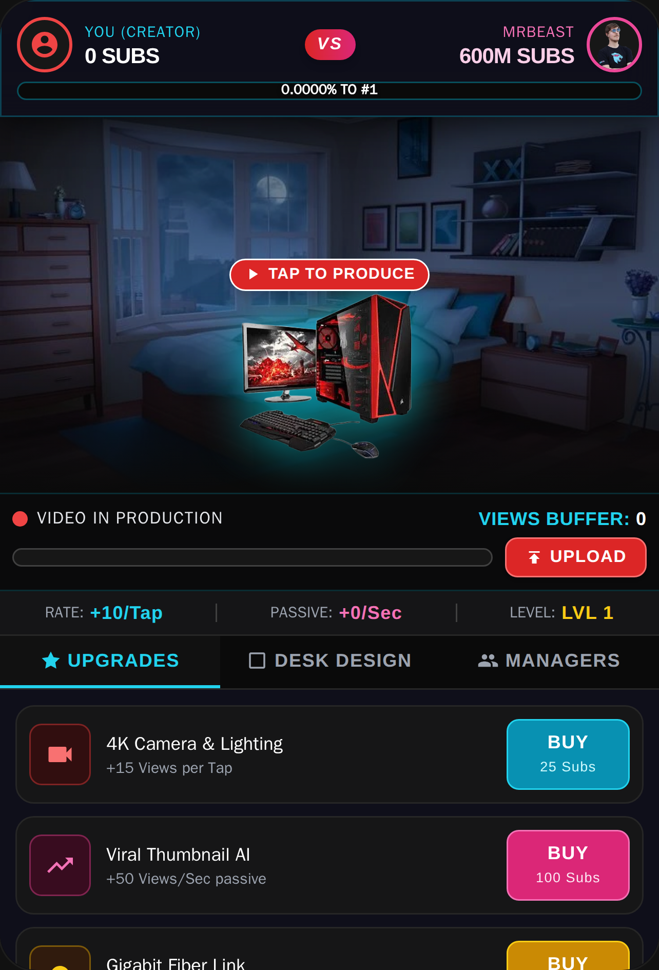 Creator Tycoon: Race MrBeast cover