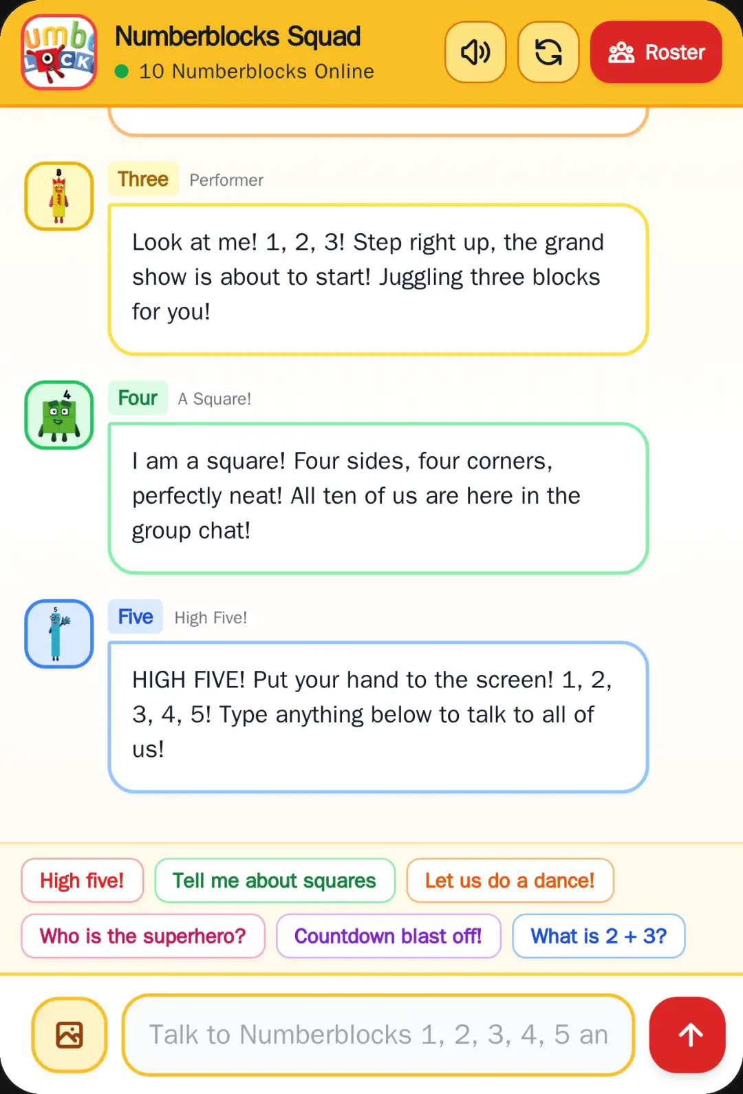 Numberblocks Squad Group Chat cover