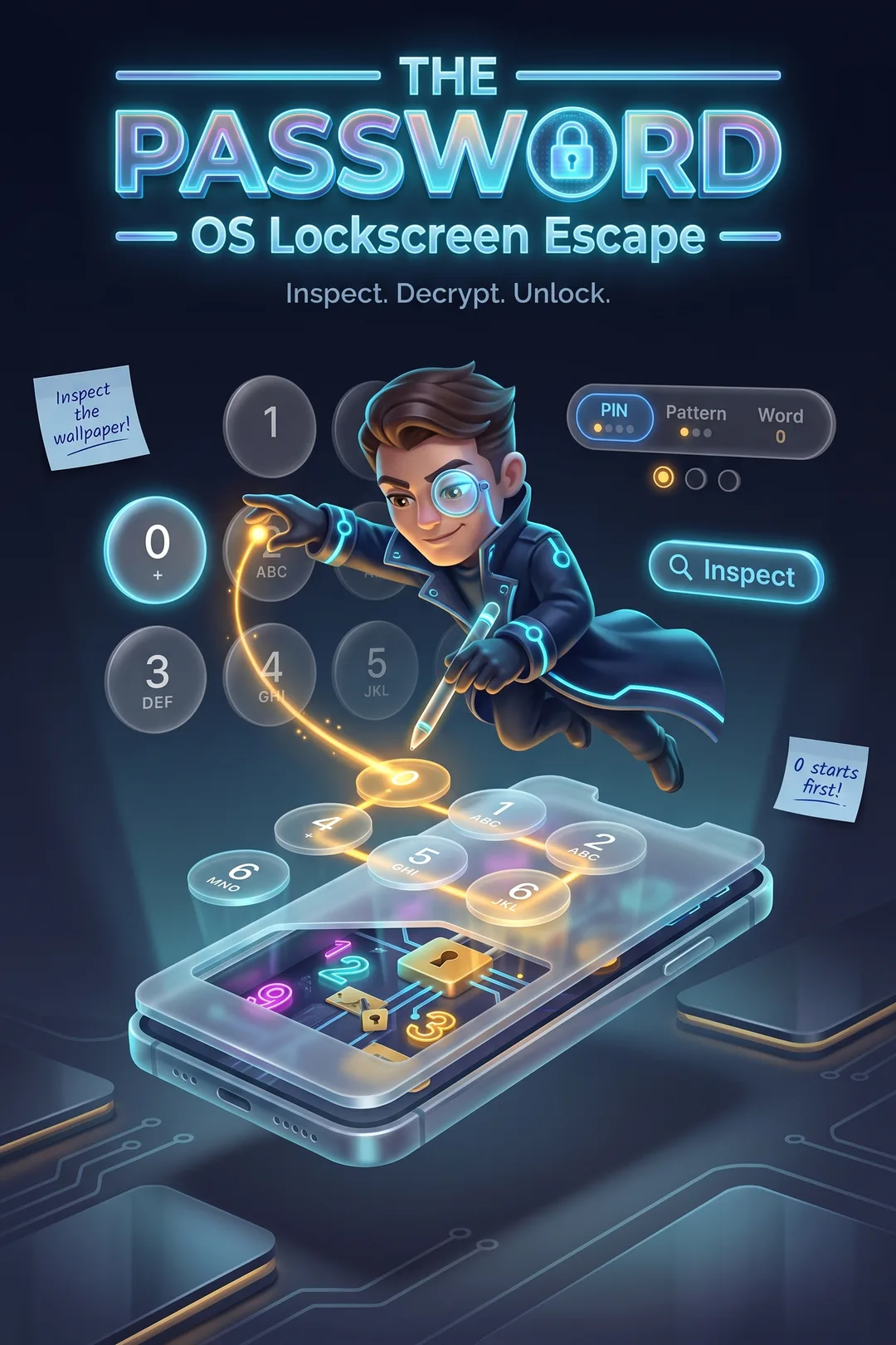 THE PASSWORD — OS Lockscreen Escape