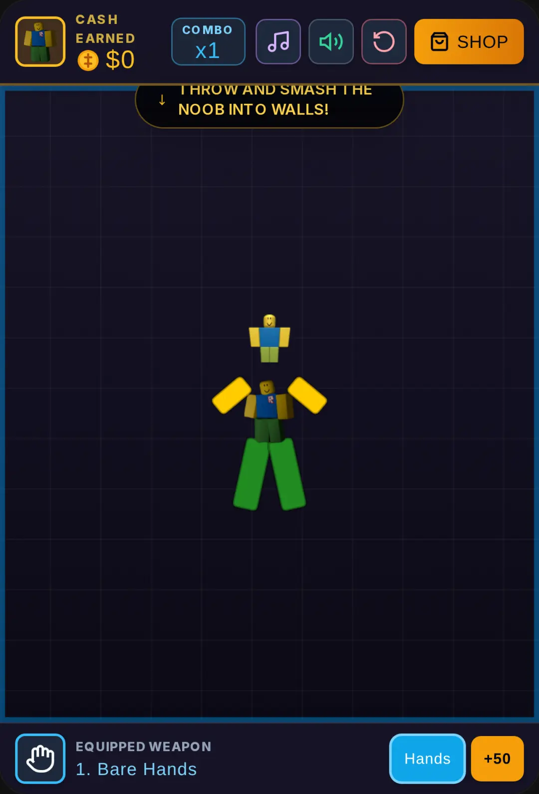 Roblox Noob Sandbox Ragdoll cover