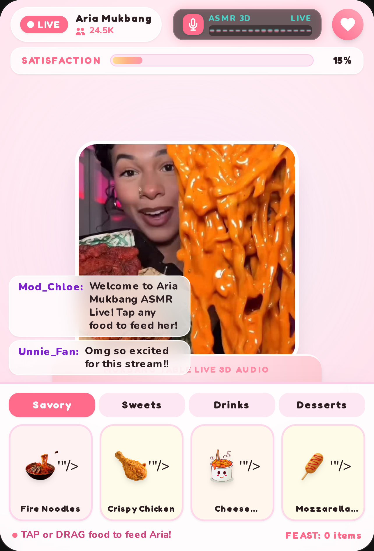 Mukbang ASMR Live Stream cover