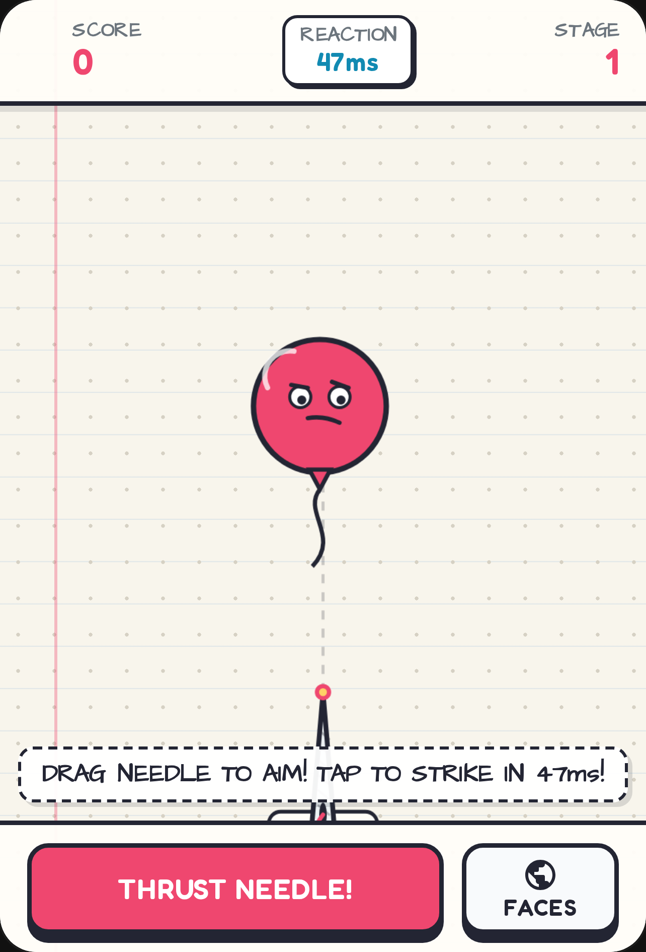 Doodle Balloon: 47ms Needle Strike cover