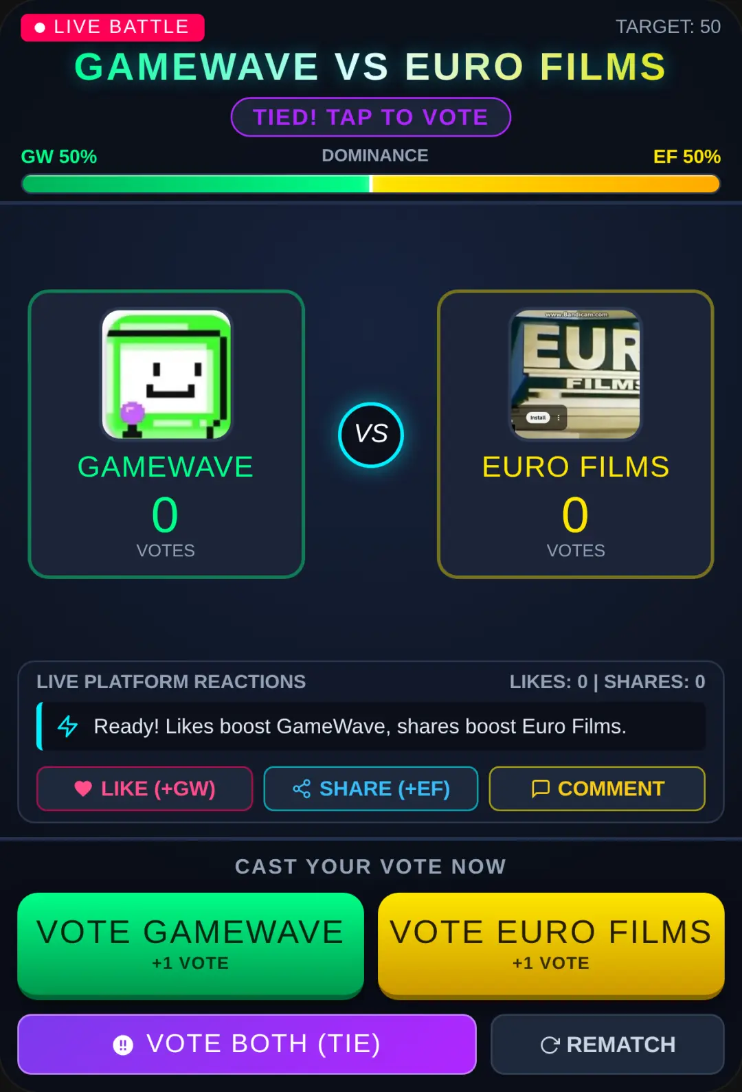 GameWave vs Euro Films cover