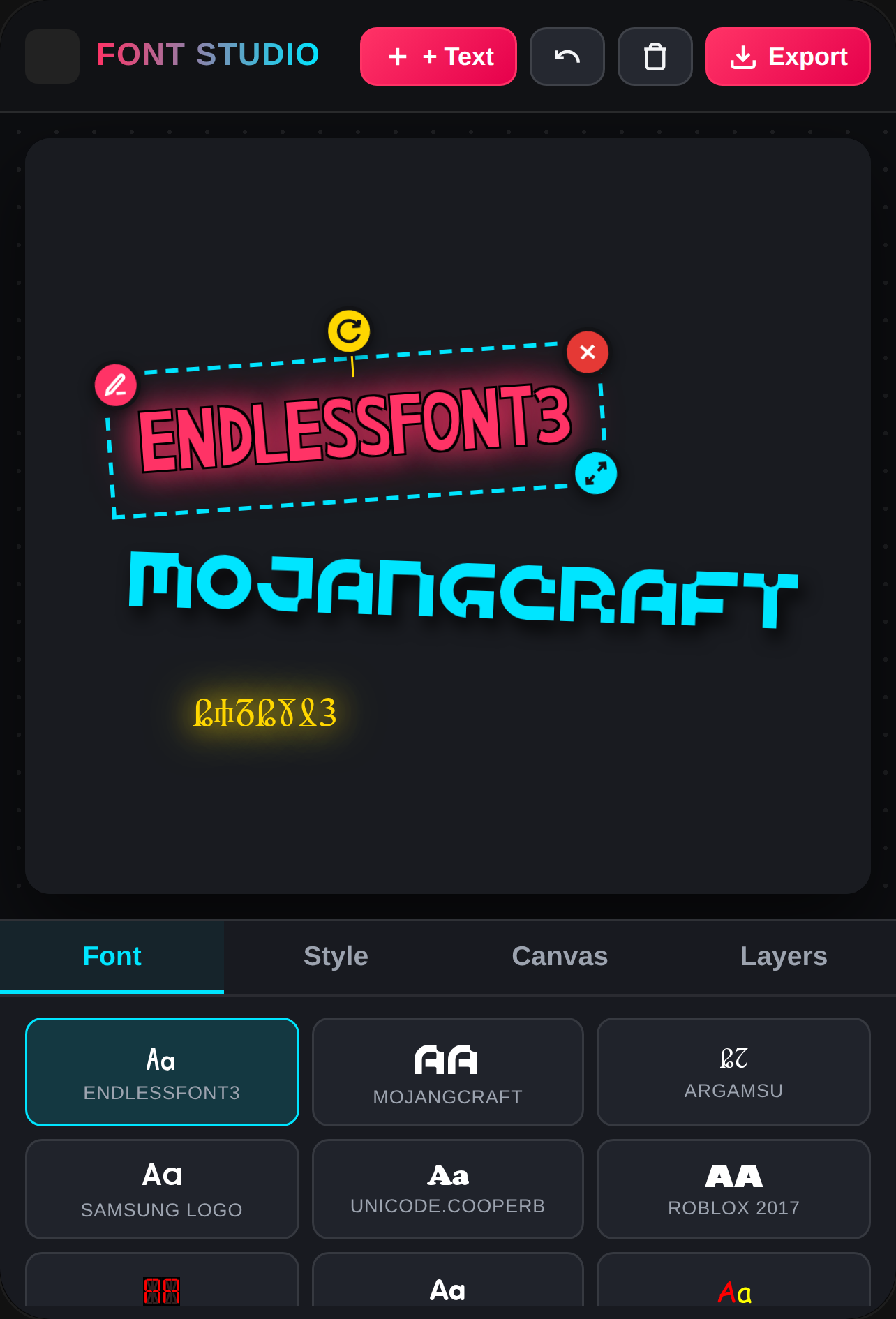 Fancy Fonts Creative Text Studio cover