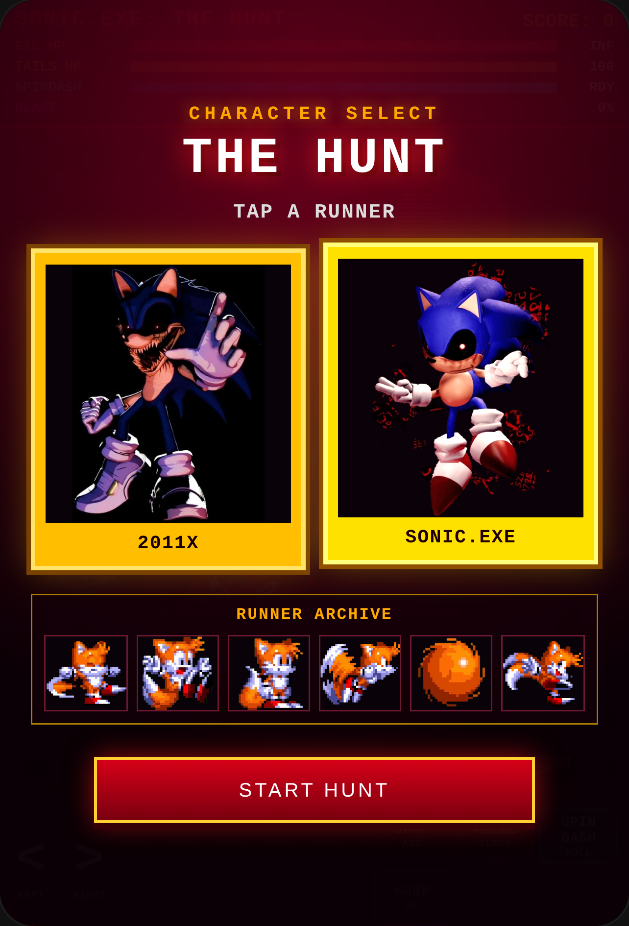 SONIC.EXE & 2011X: THE HUNT cover