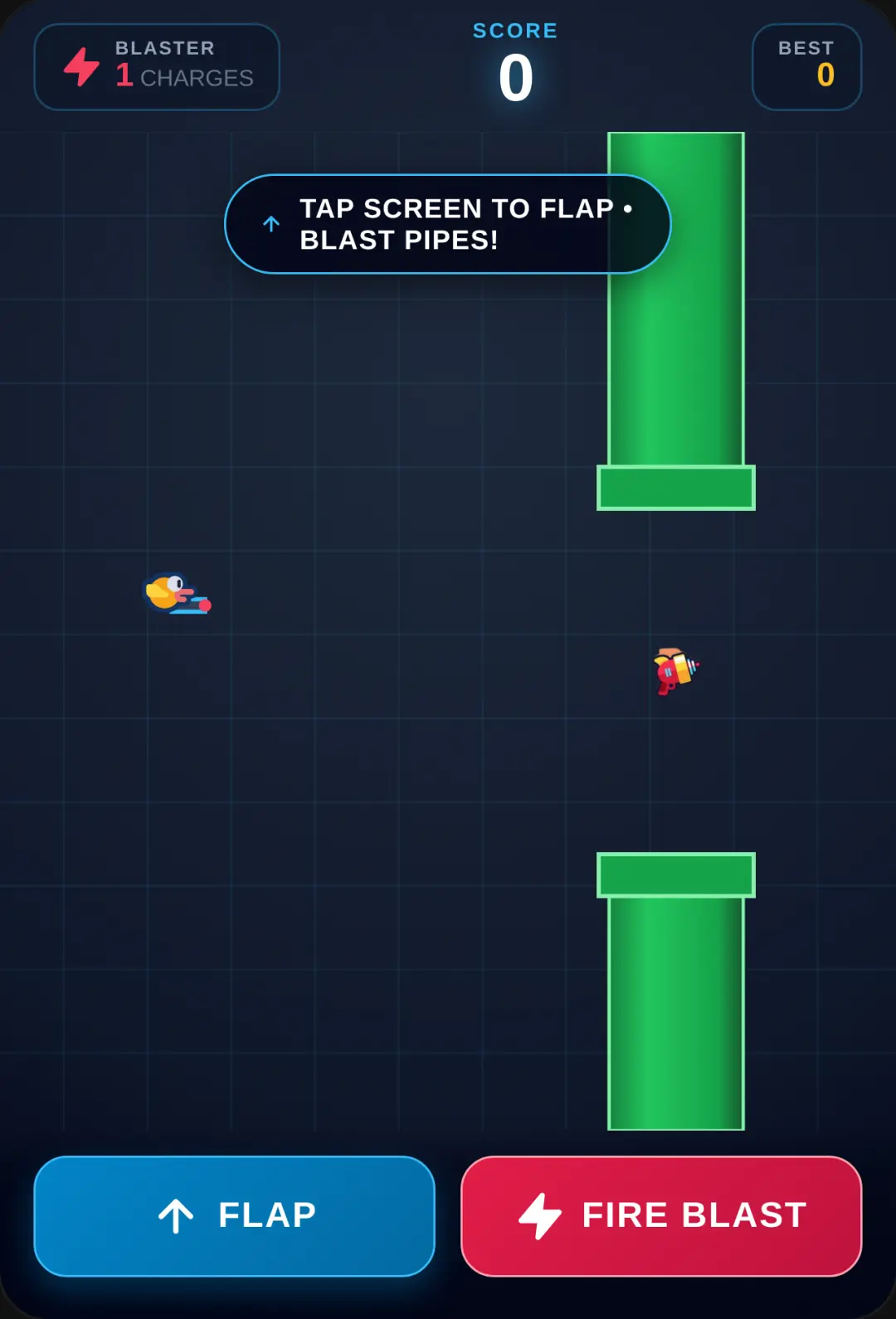 Flappy Blaster - Arcade Pipe Destroyer cover