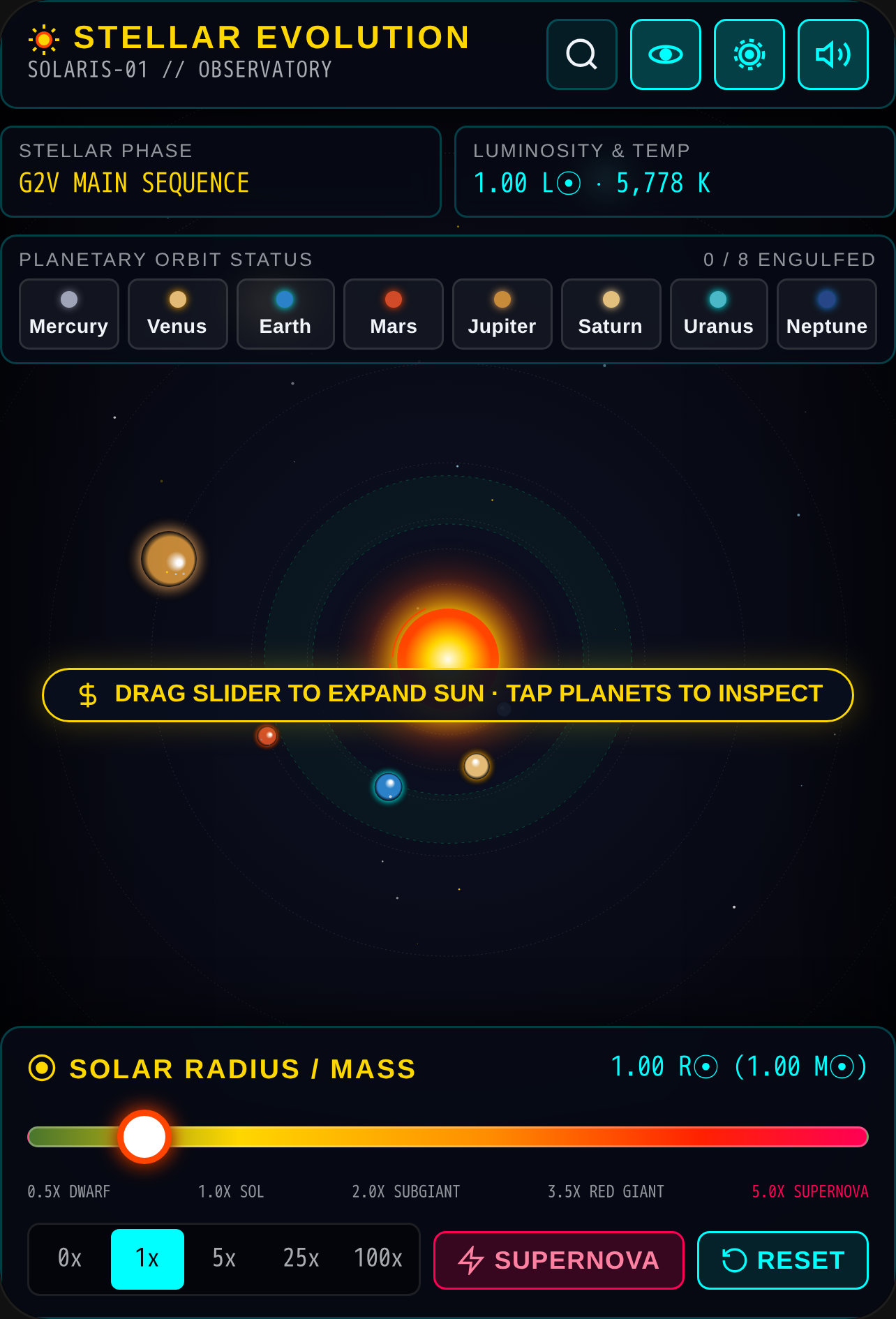 Solar System: Stellar Evolution Simulator cover