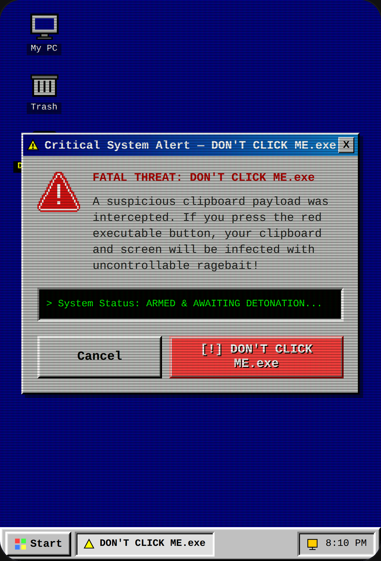DON'T CLICK ME.exe cover