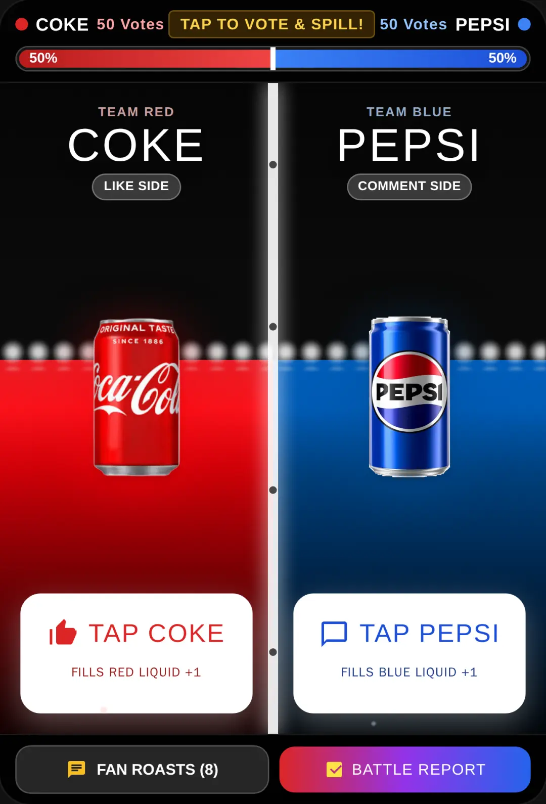 Coke vs Pepsi Battle cover