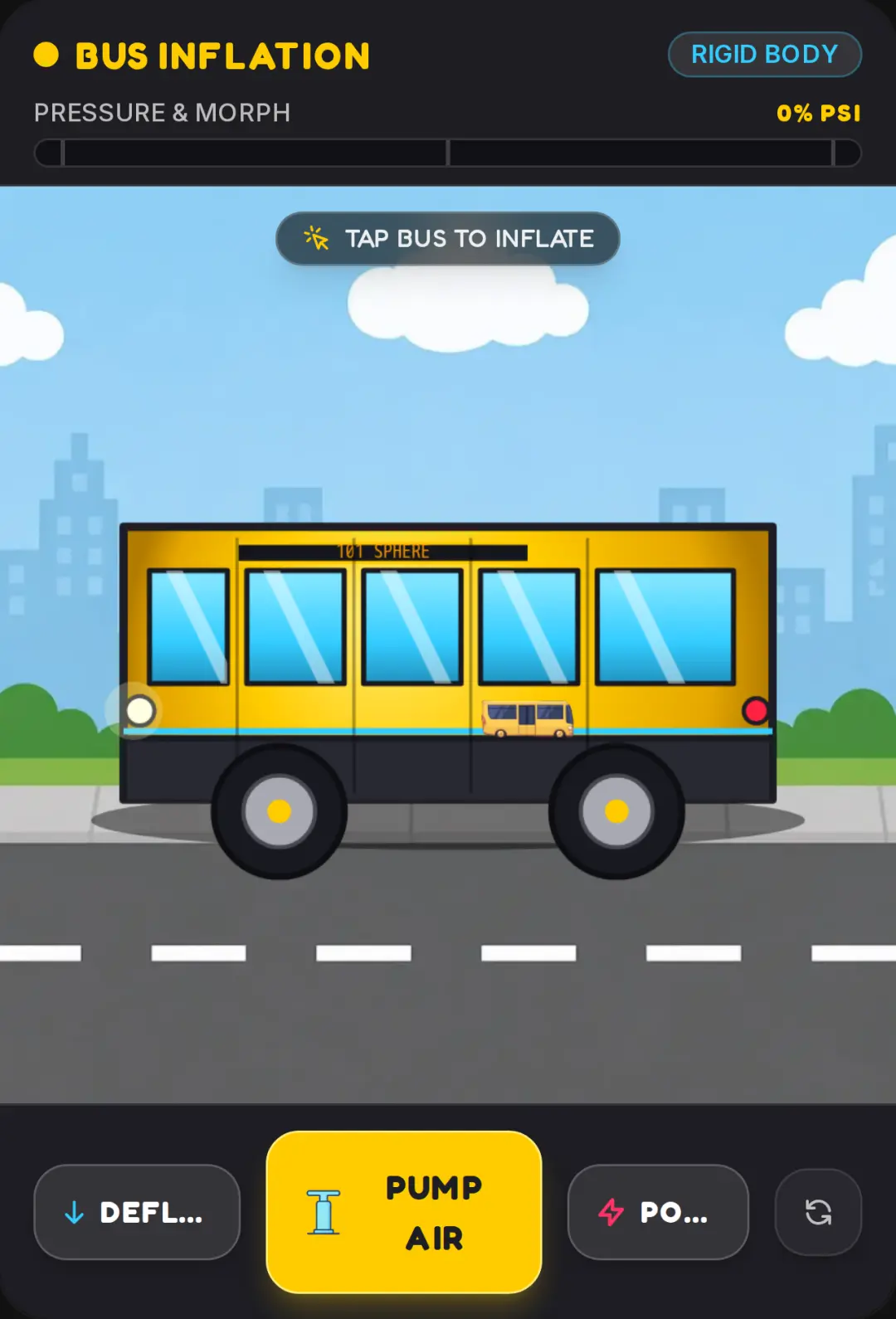 Bus Inflation cover