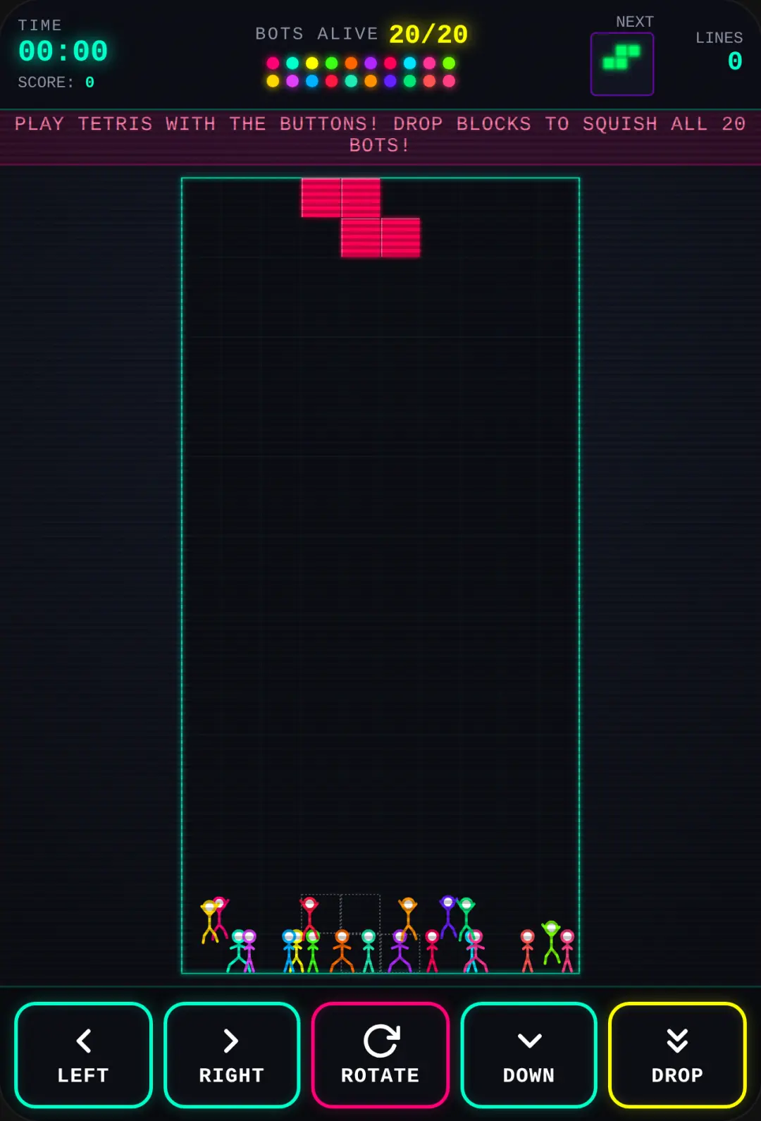 Tetris Stickman Survival cover