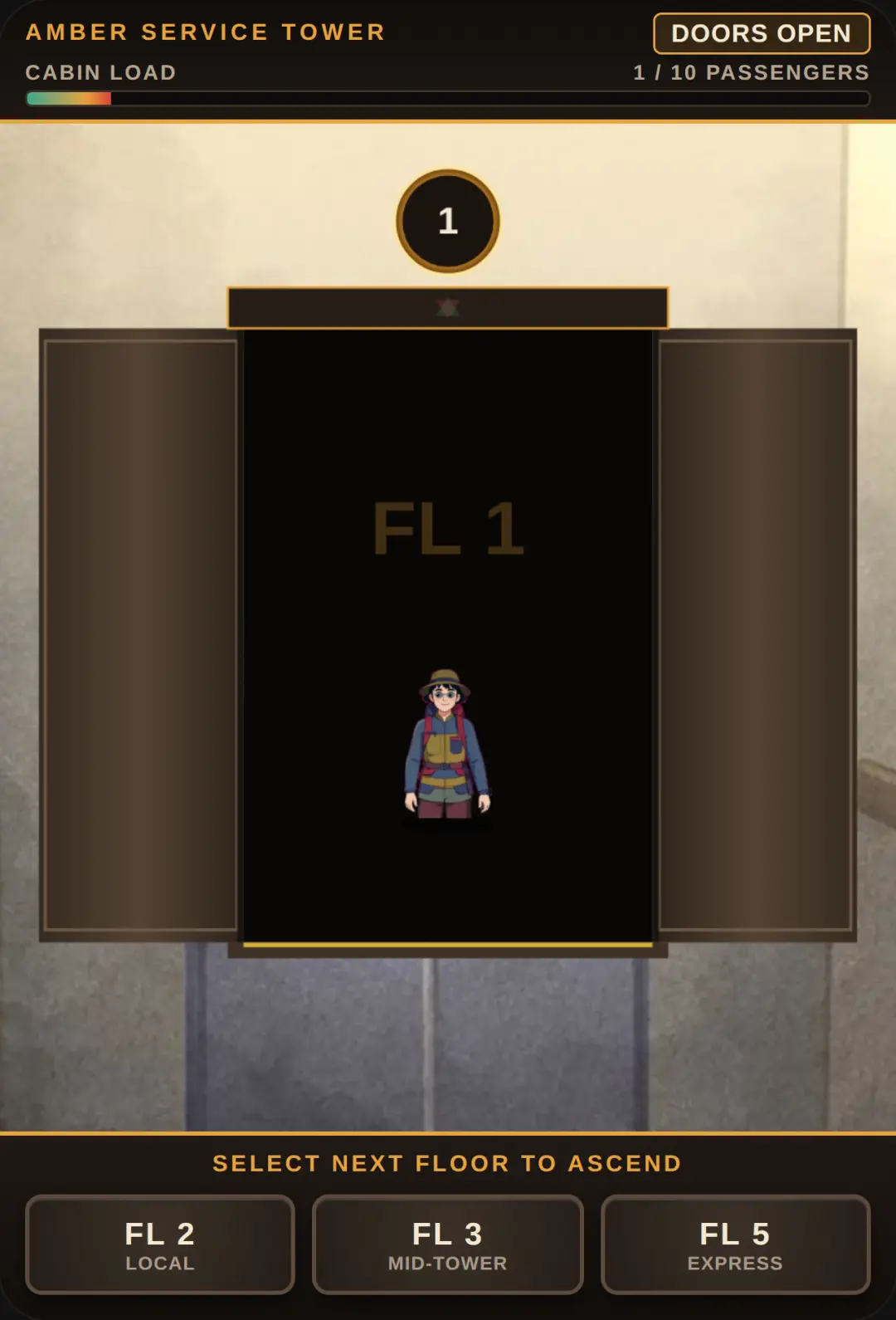 Amber Elevator cover
