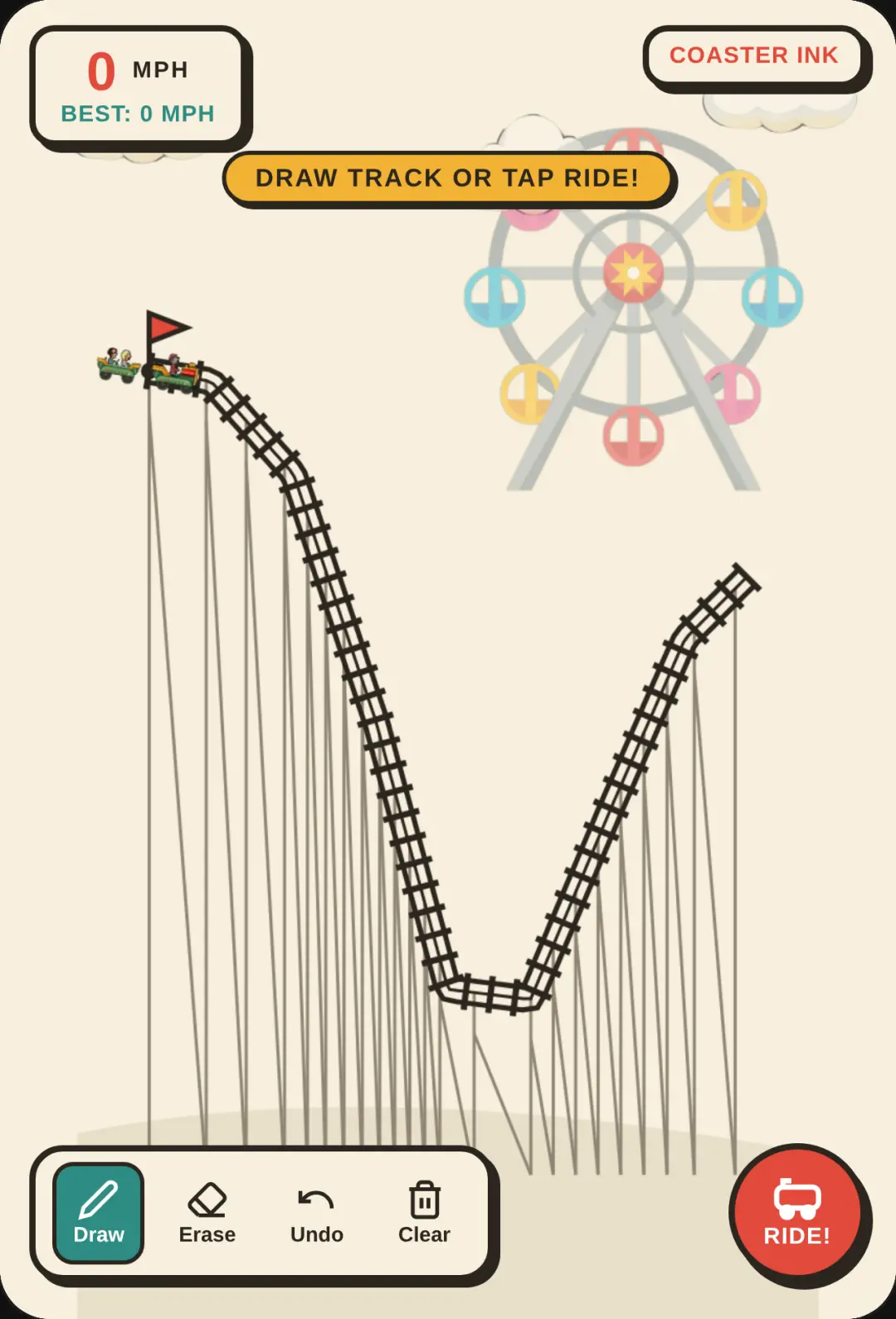 Coaster Ink - Draw The Rollercoaster cover
