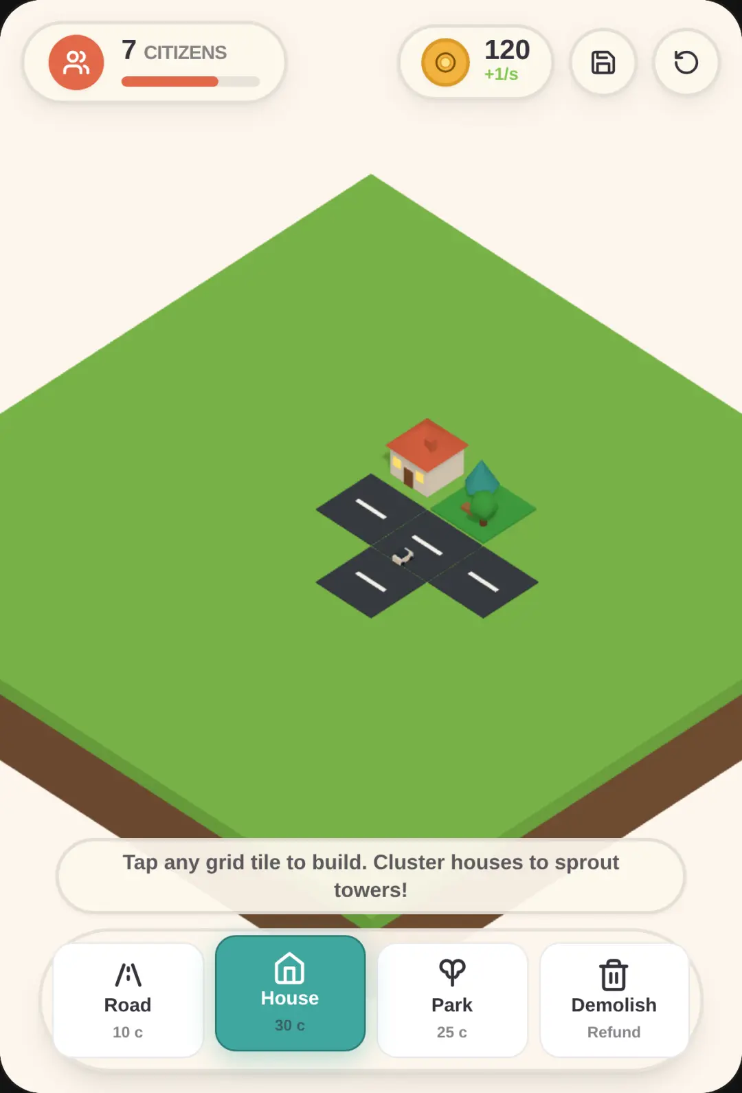 Tiny Town 3D - Isometric City Builder cover
