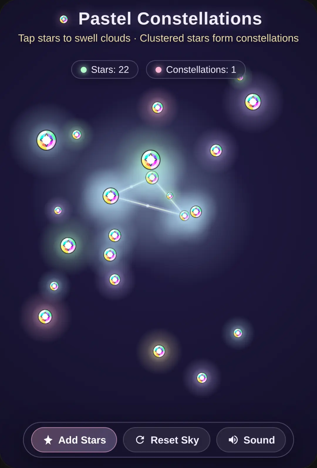Pastel Constellations cover