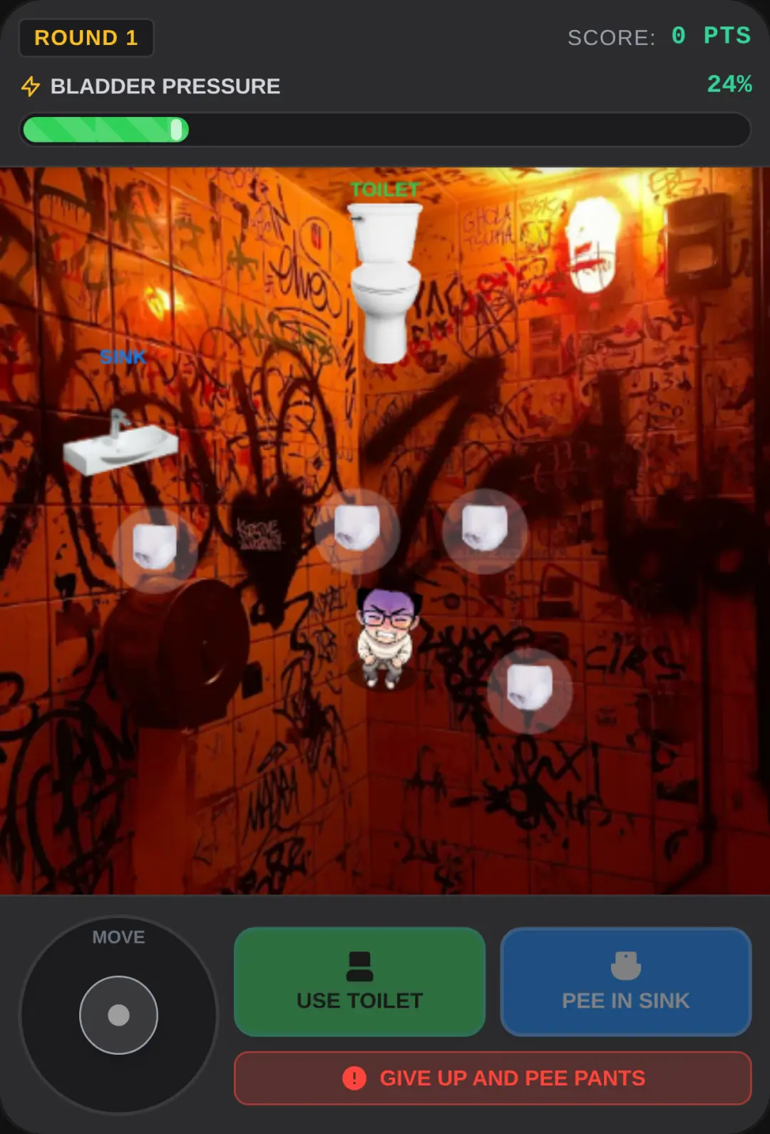 bathroom rush cover
