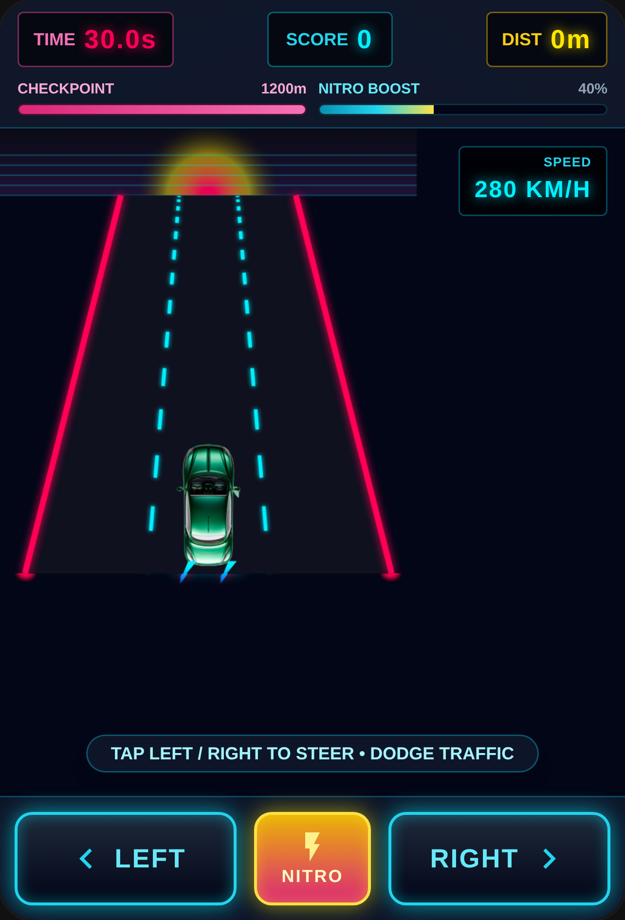 Neon Highway Racer cover