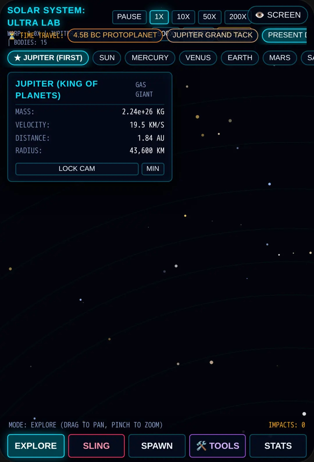 Solar System Sandbox: Ultra-Realistic Lab & Time Travel cover