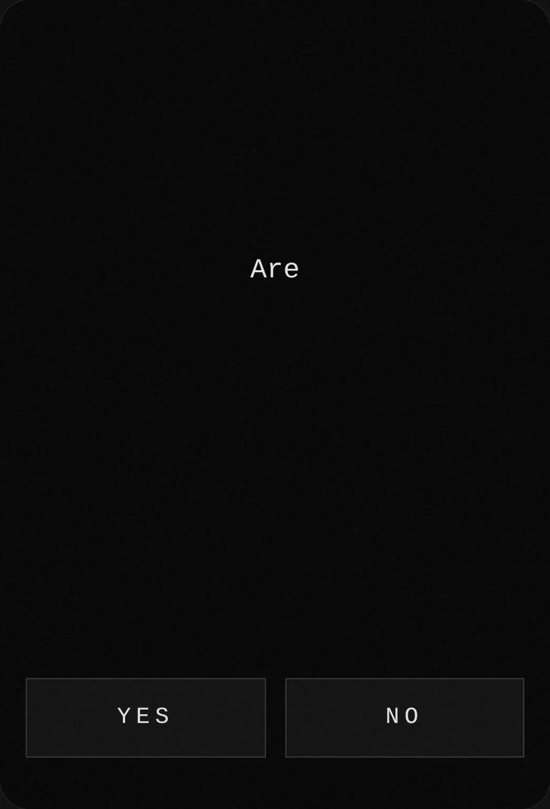 Are you alone? cover