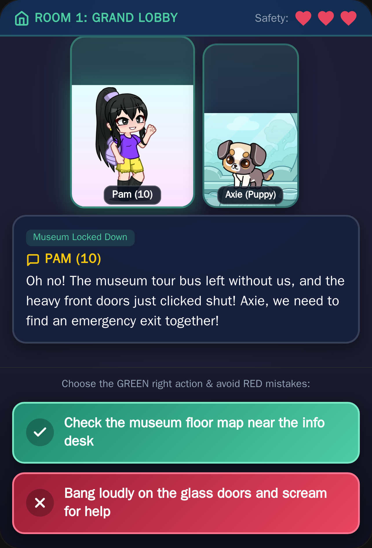 Pam and Axie Museum Escape (made by Pam) cover